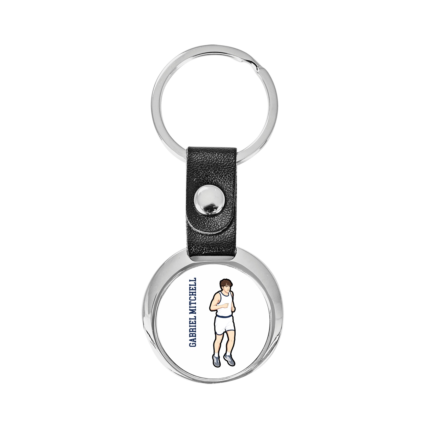 Key Chain — Name Vertical in Classic