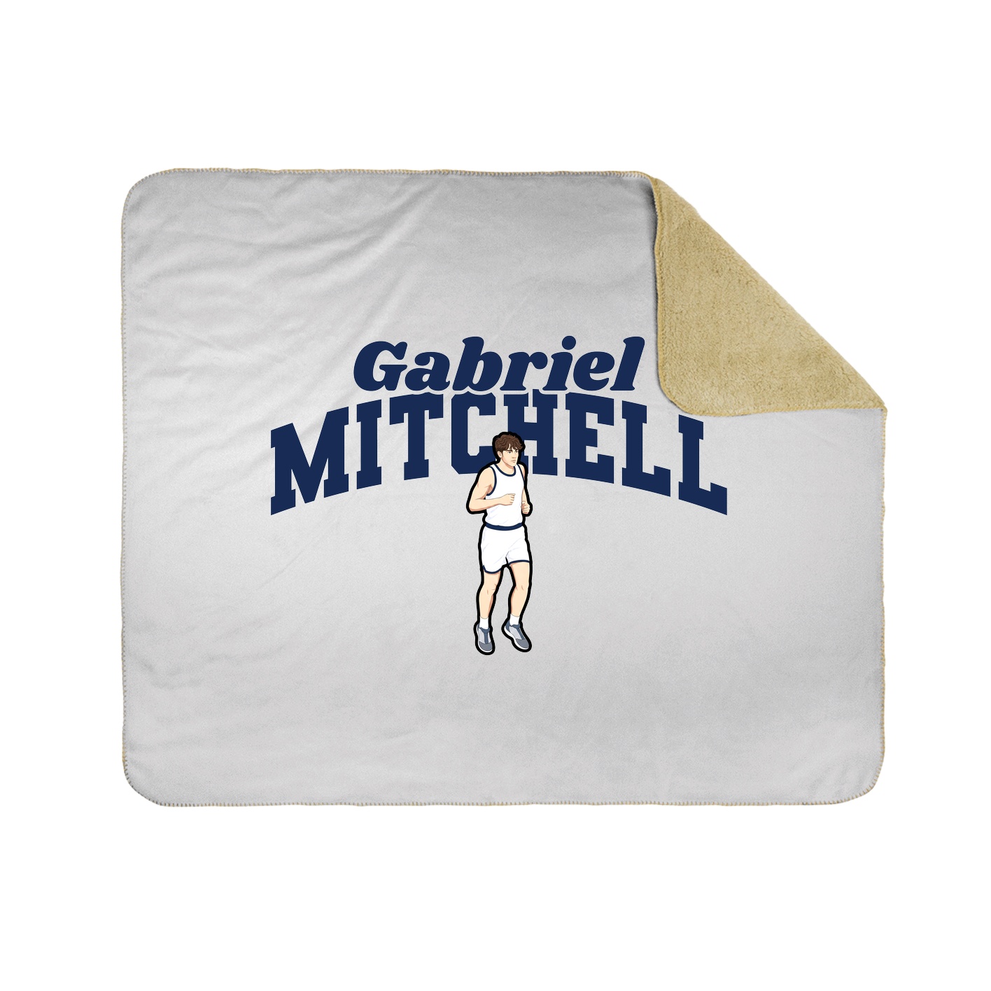 Throw Blanket — Signature Arch in White