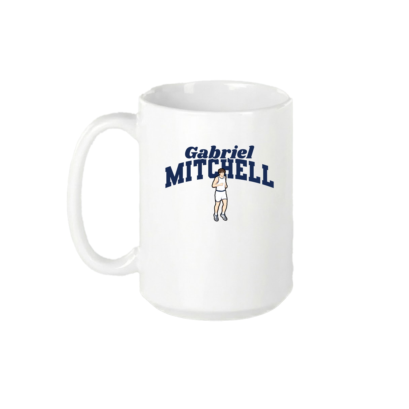 15oz Coffee Mug — Signature Arch in White