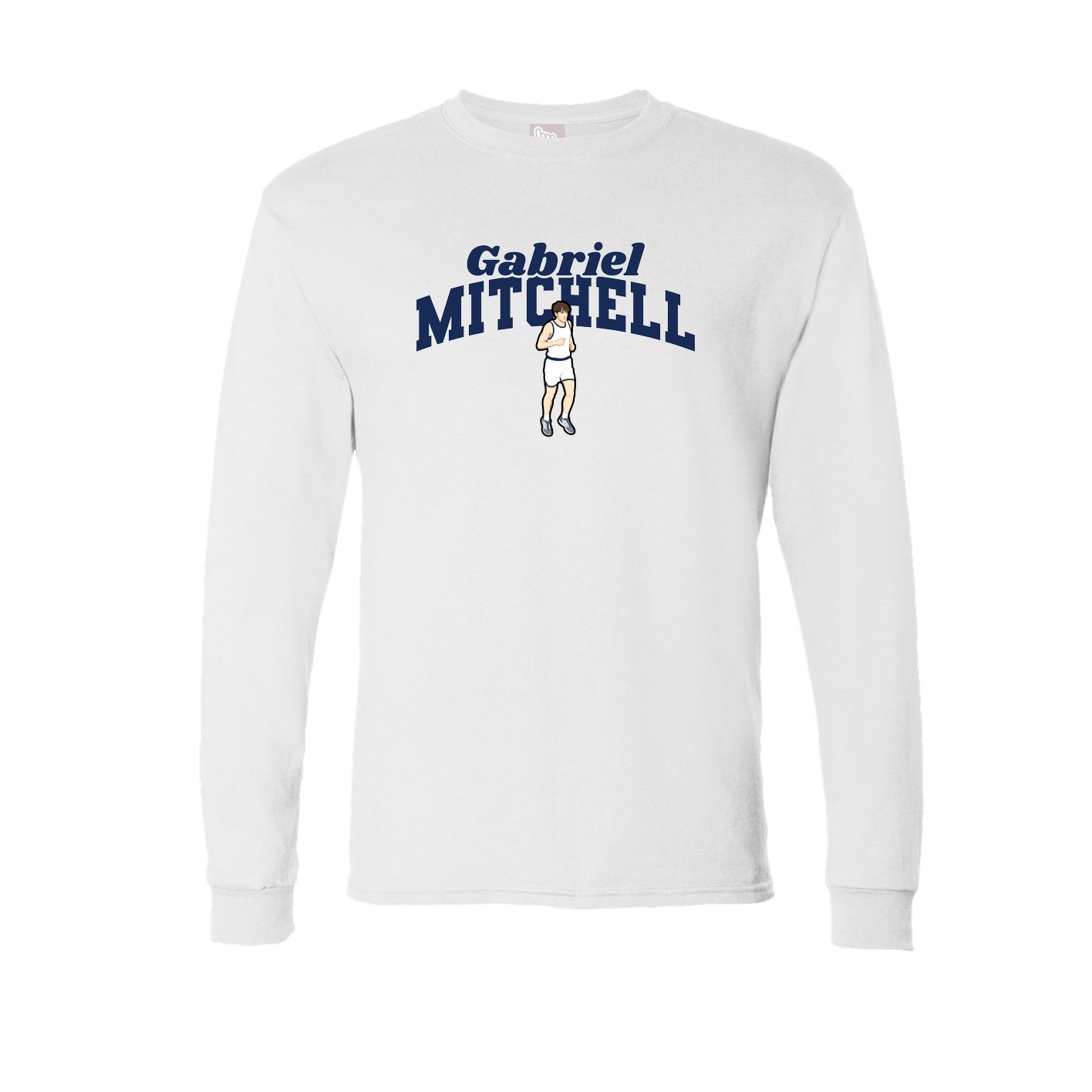 Long Sleeve Tee — Signature Arch in White