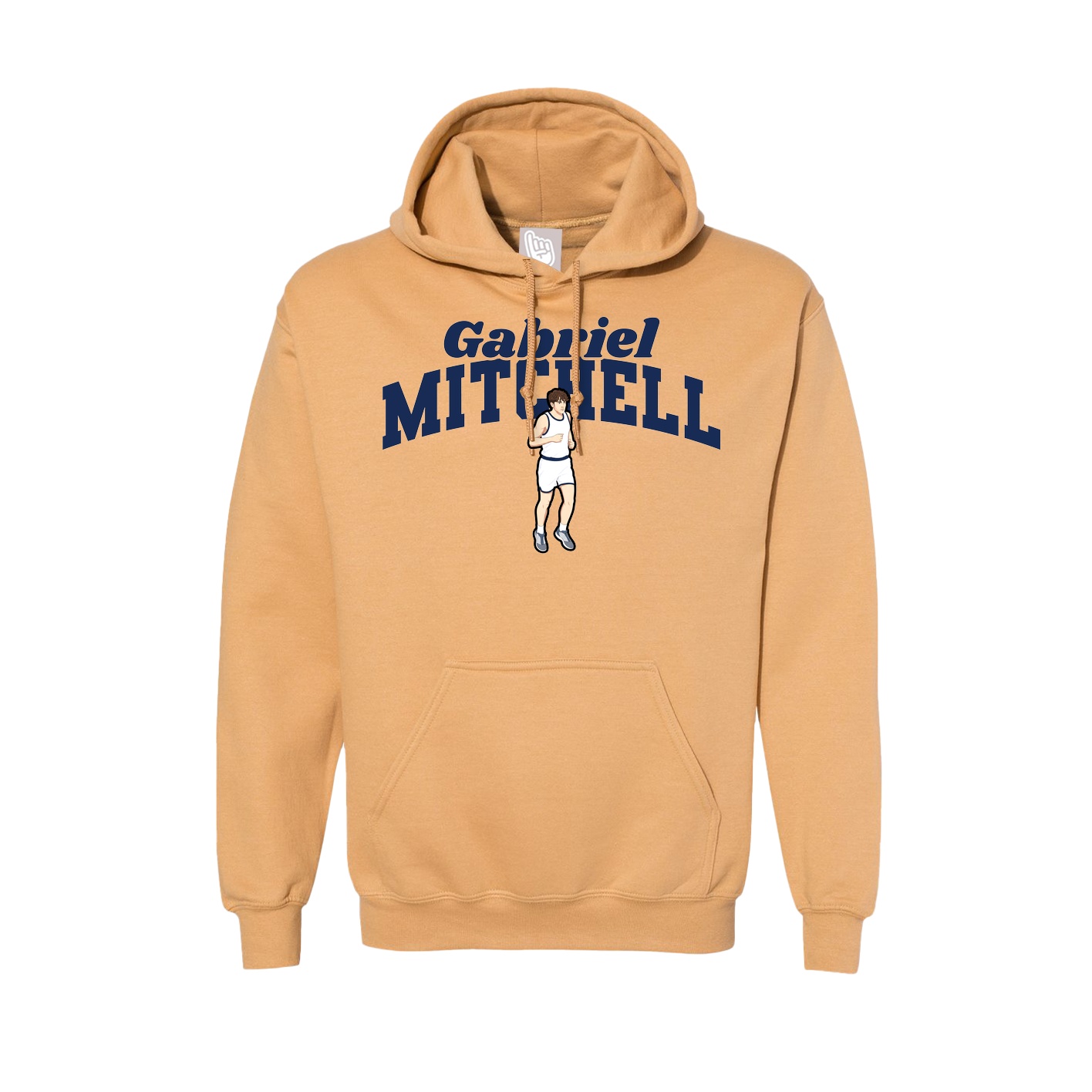 Hoodie — Signature Arch in Vegas Gold