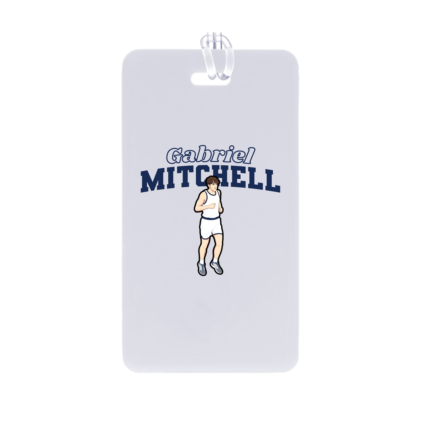 Bag Tag — Name Arch in Classic