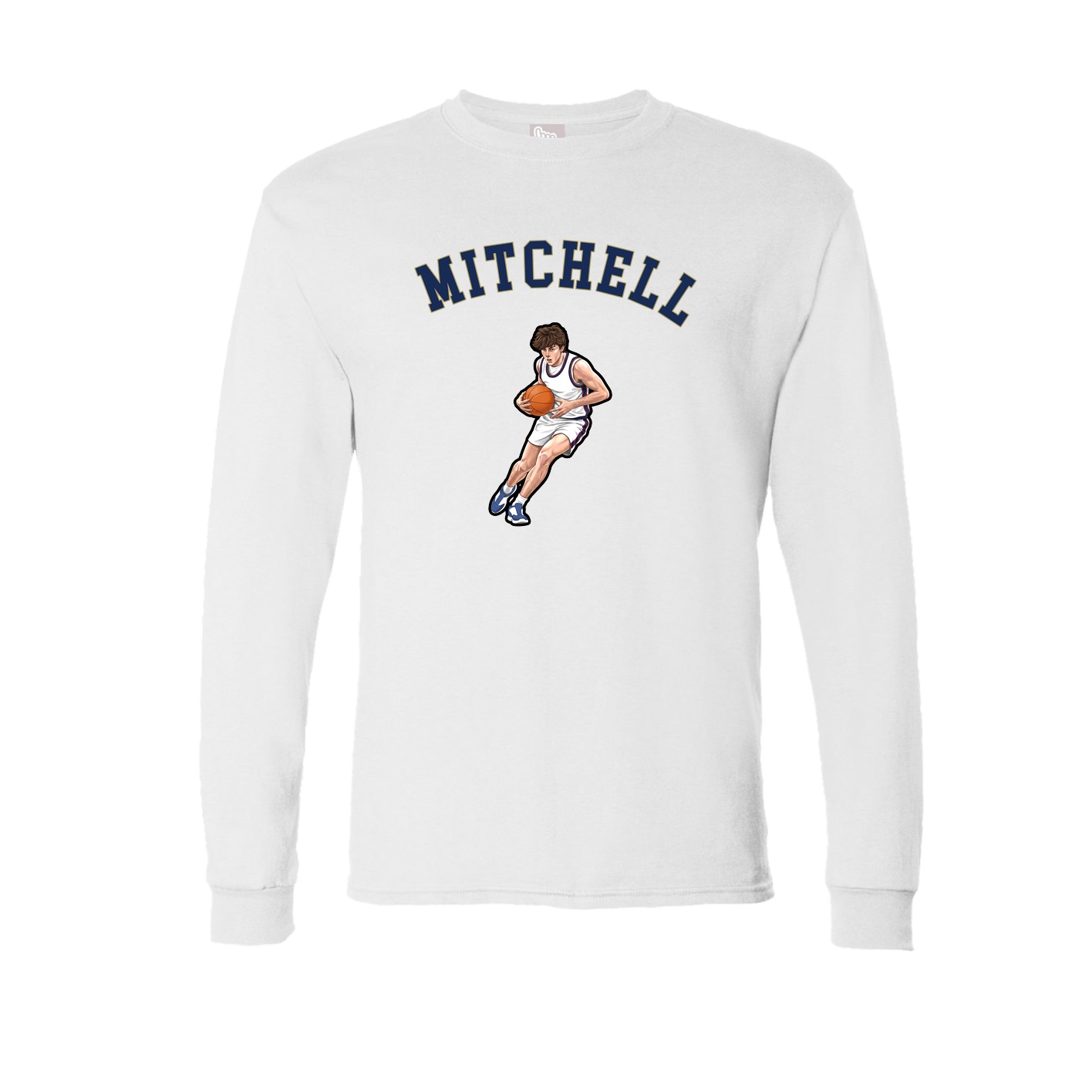 Long Sleeve Tee — Shirsey Arch in White