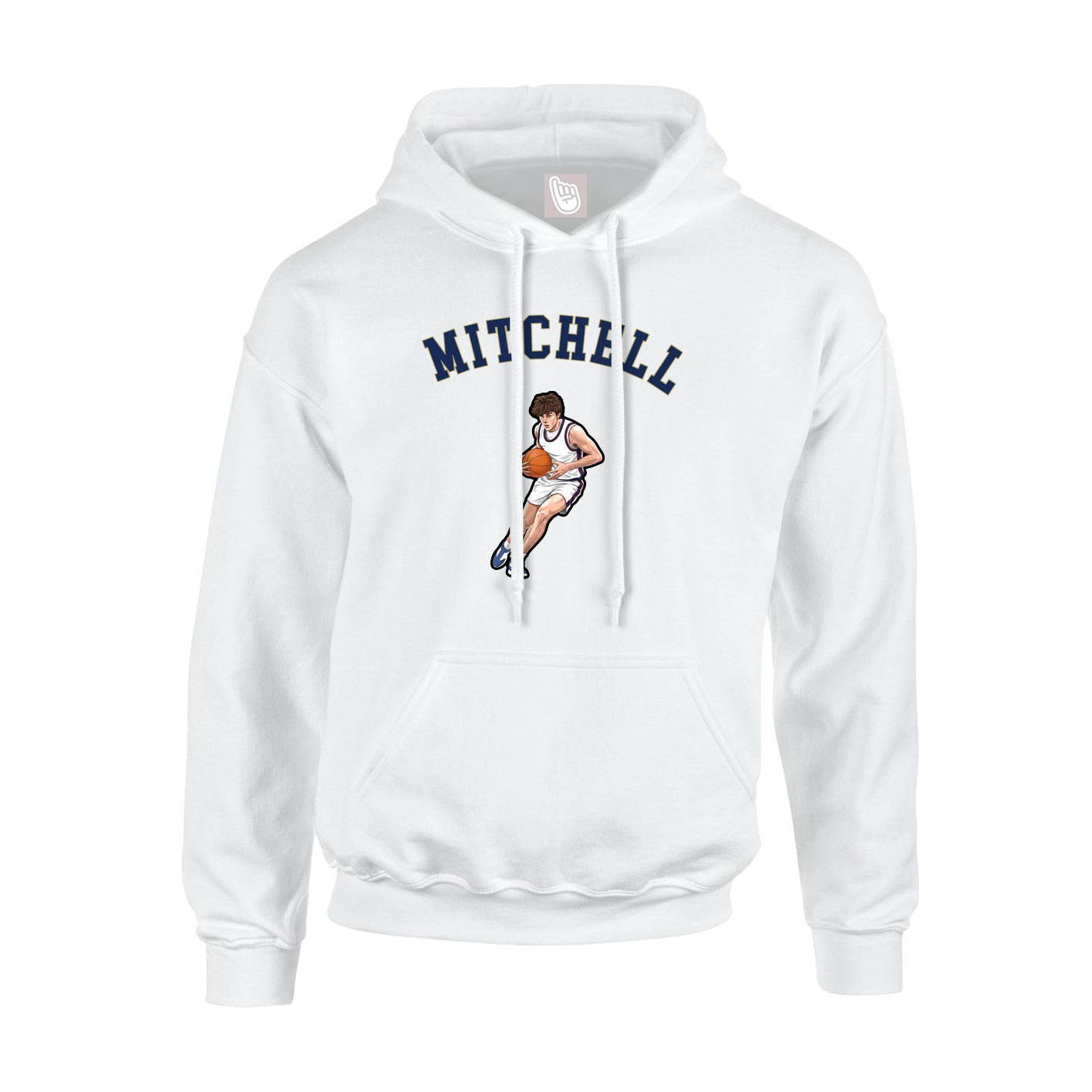 Youth Hoodie — Shirsey Arch in White