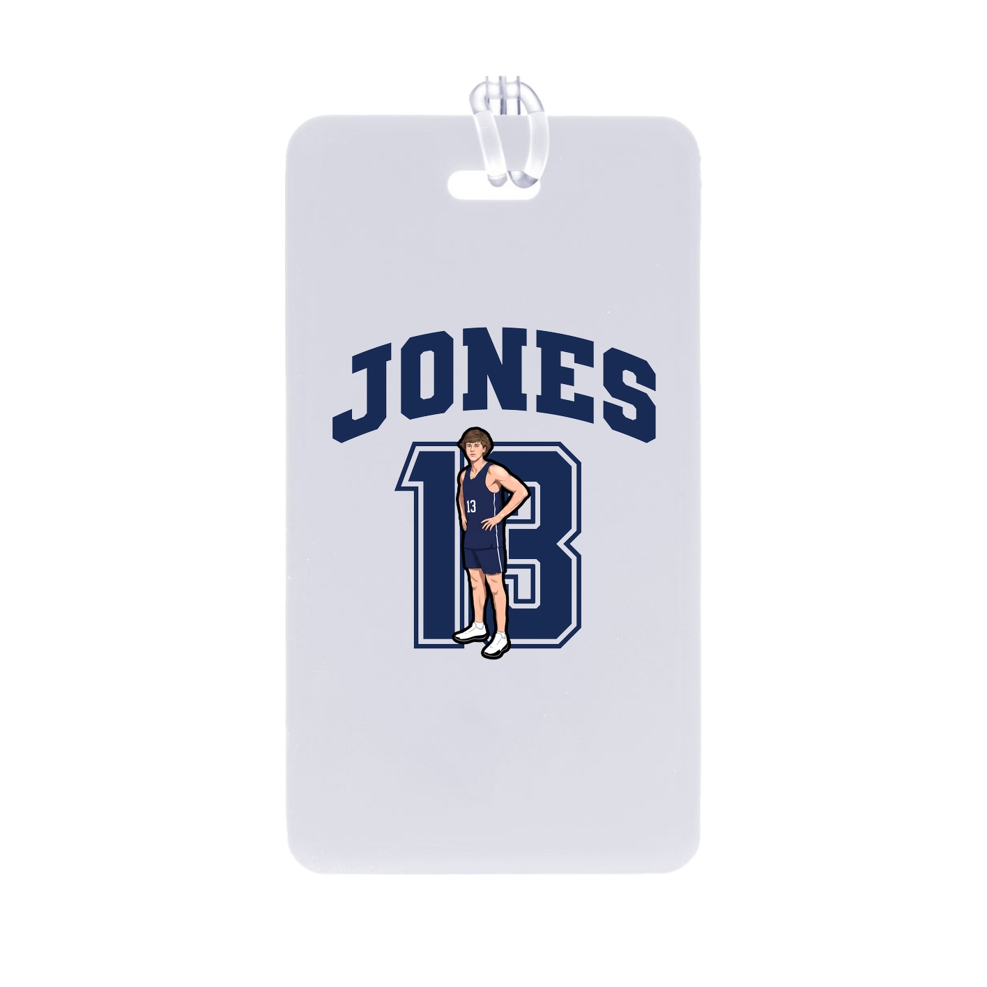 Bag Tag — Number in Classic