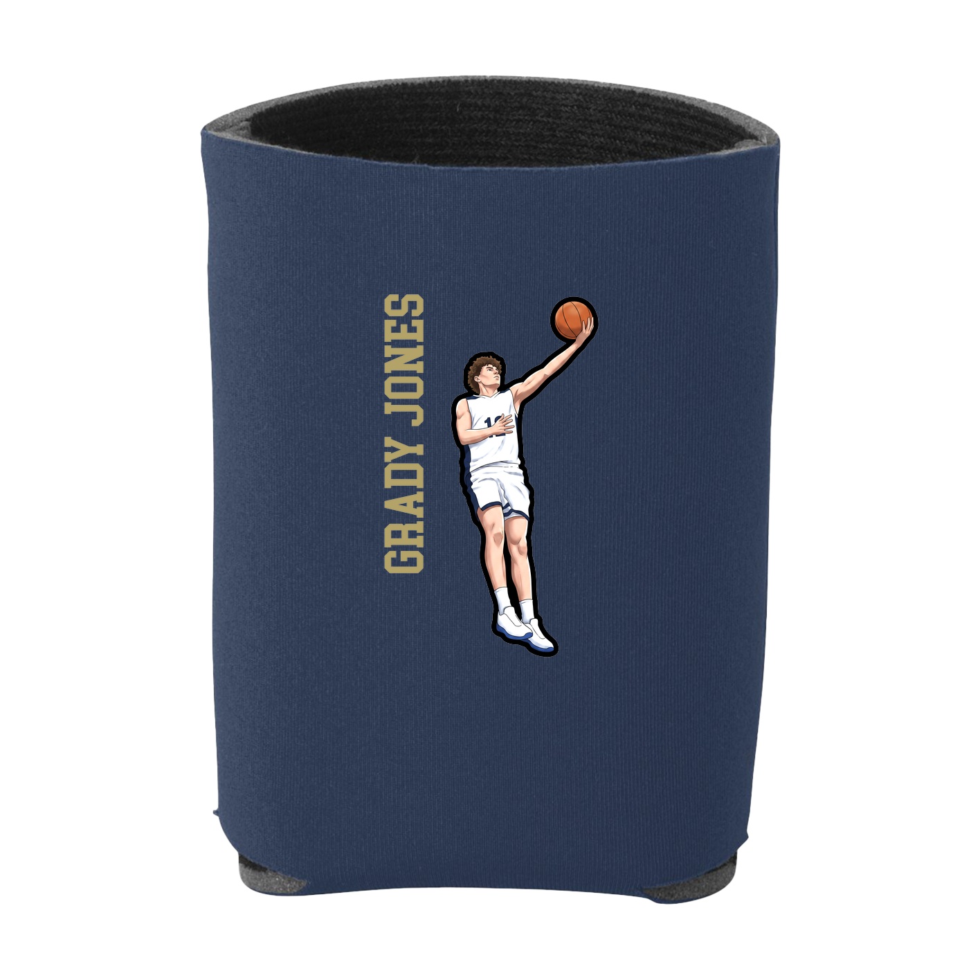 Can Holder — Name Vertical in Navy