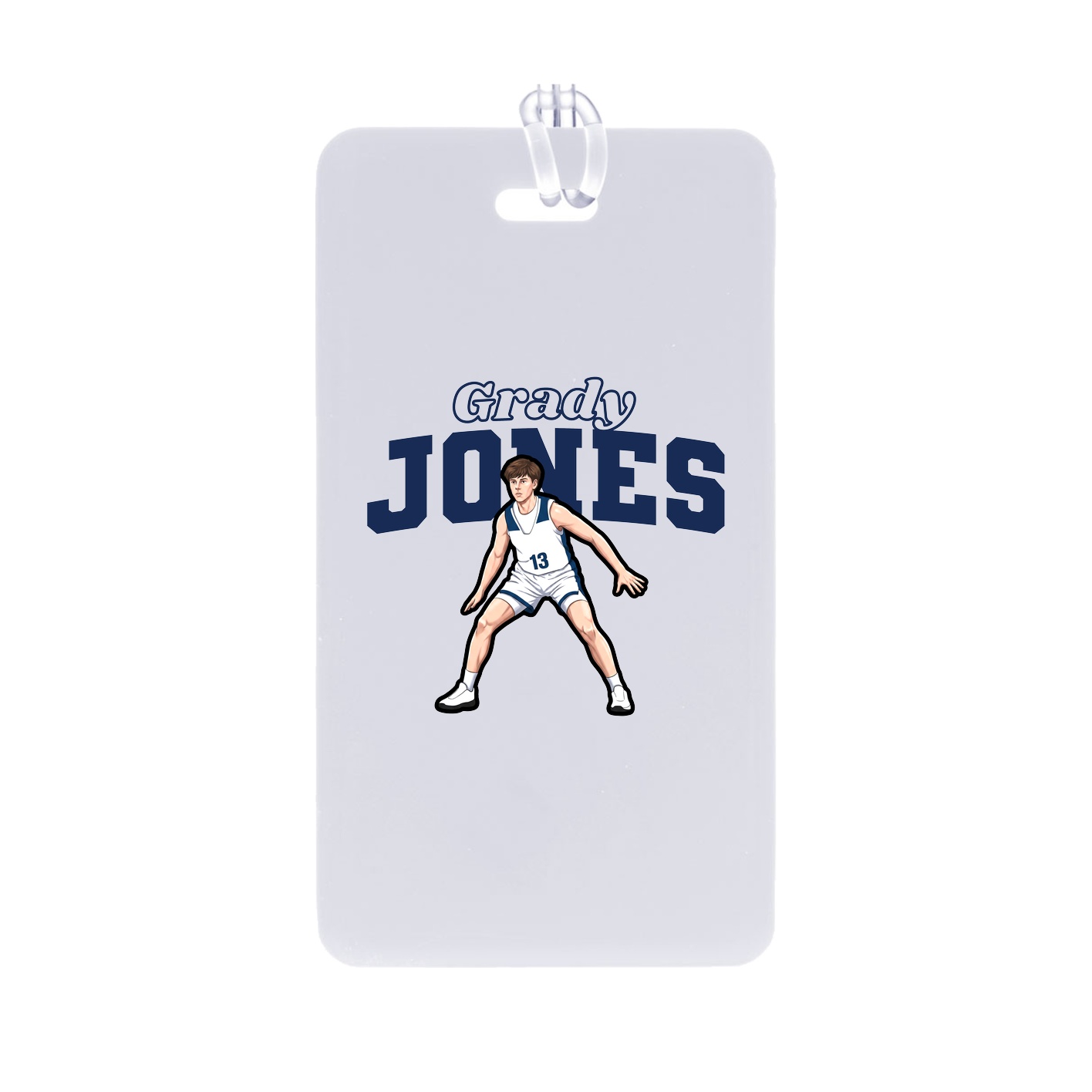 Bag Tag — Name Arch in Classic