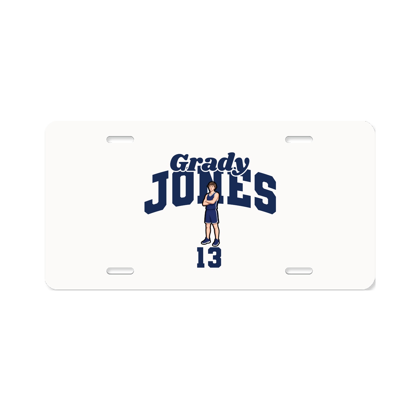 License Plate — Signature Arch in Classic