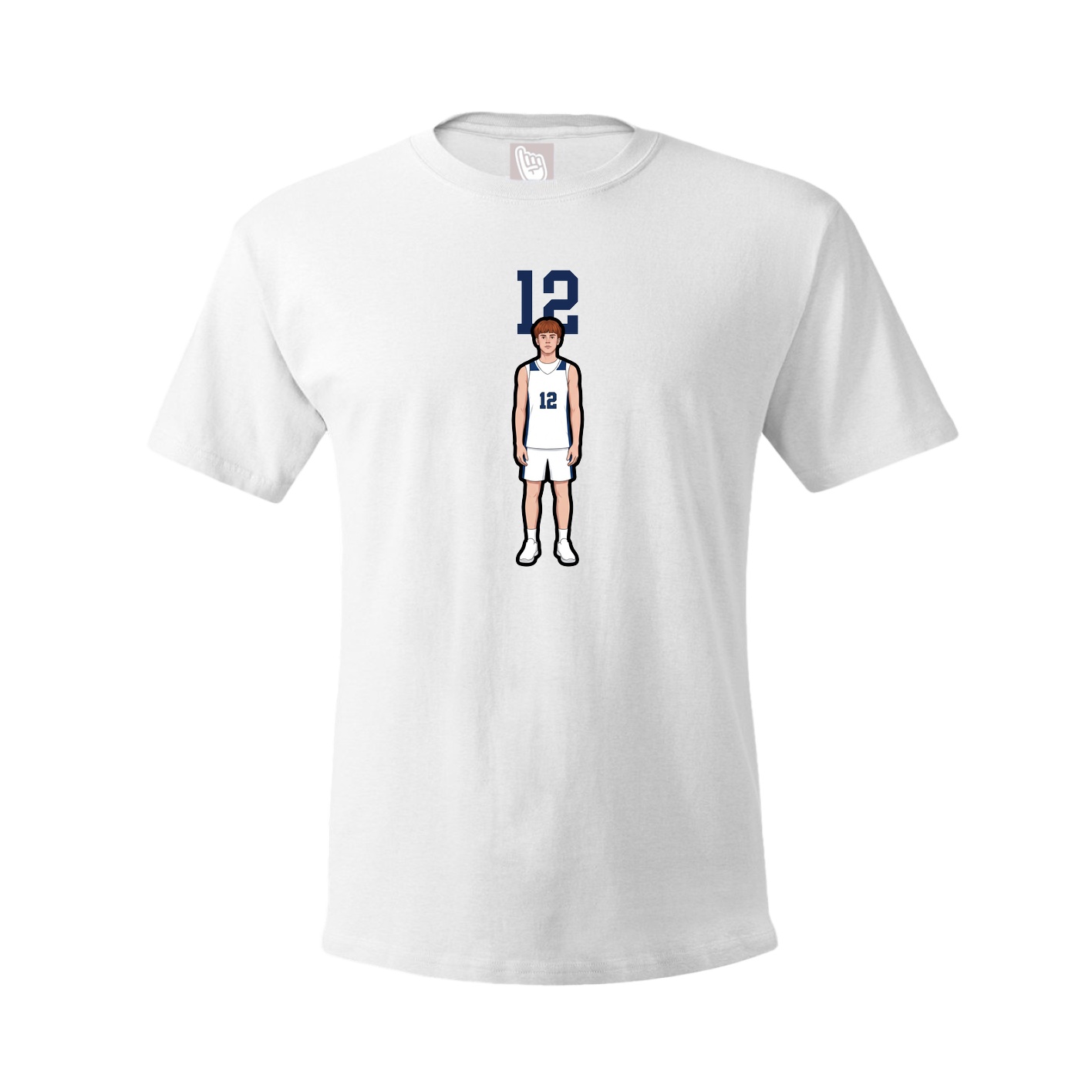 Tee — Number Top in White