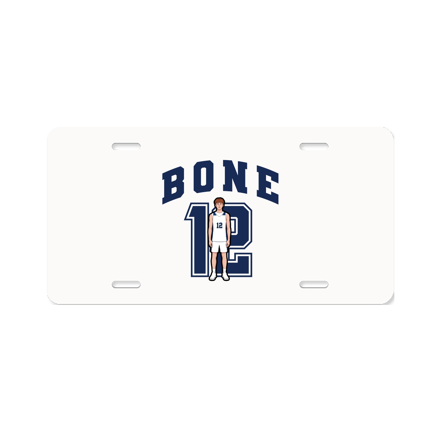 License Plate — Number in Classic