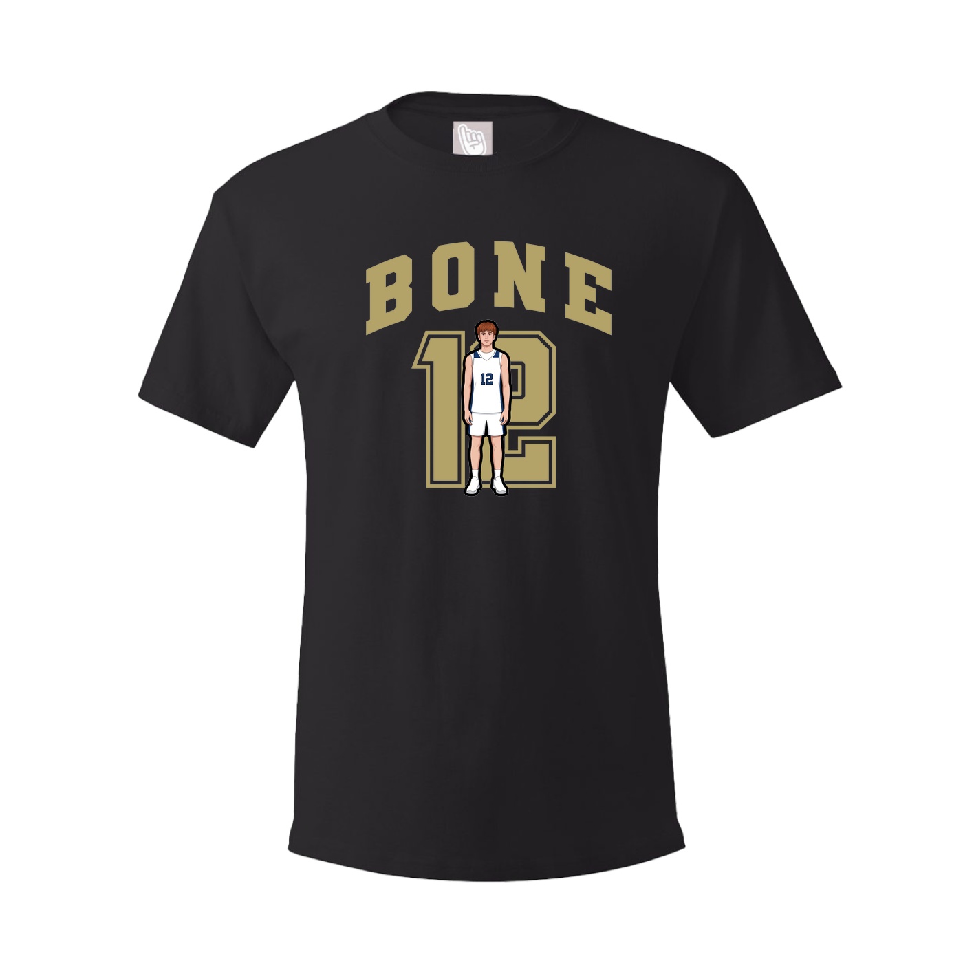 Youth Tee — Number in Black