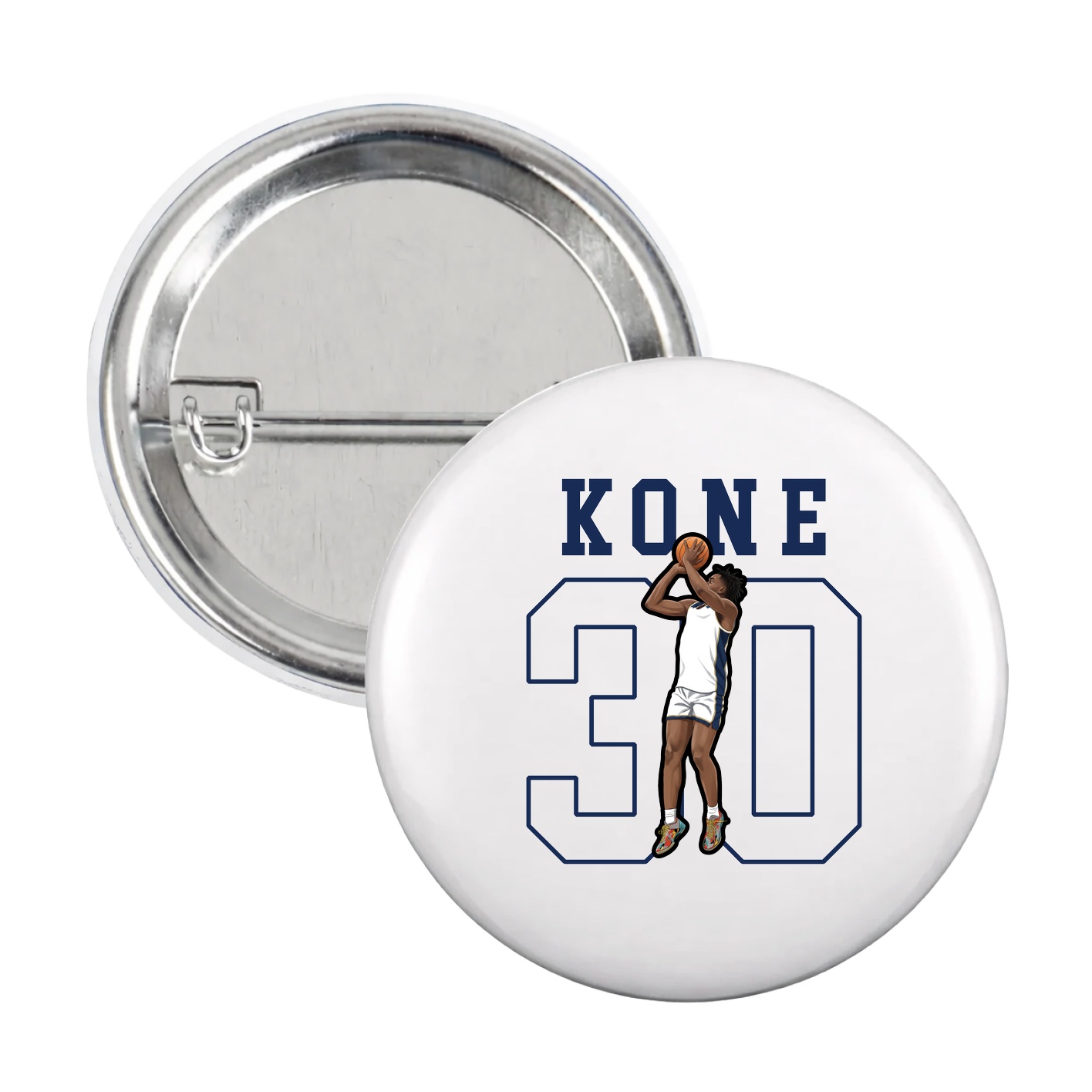 Game Day Button — Shirsey in White