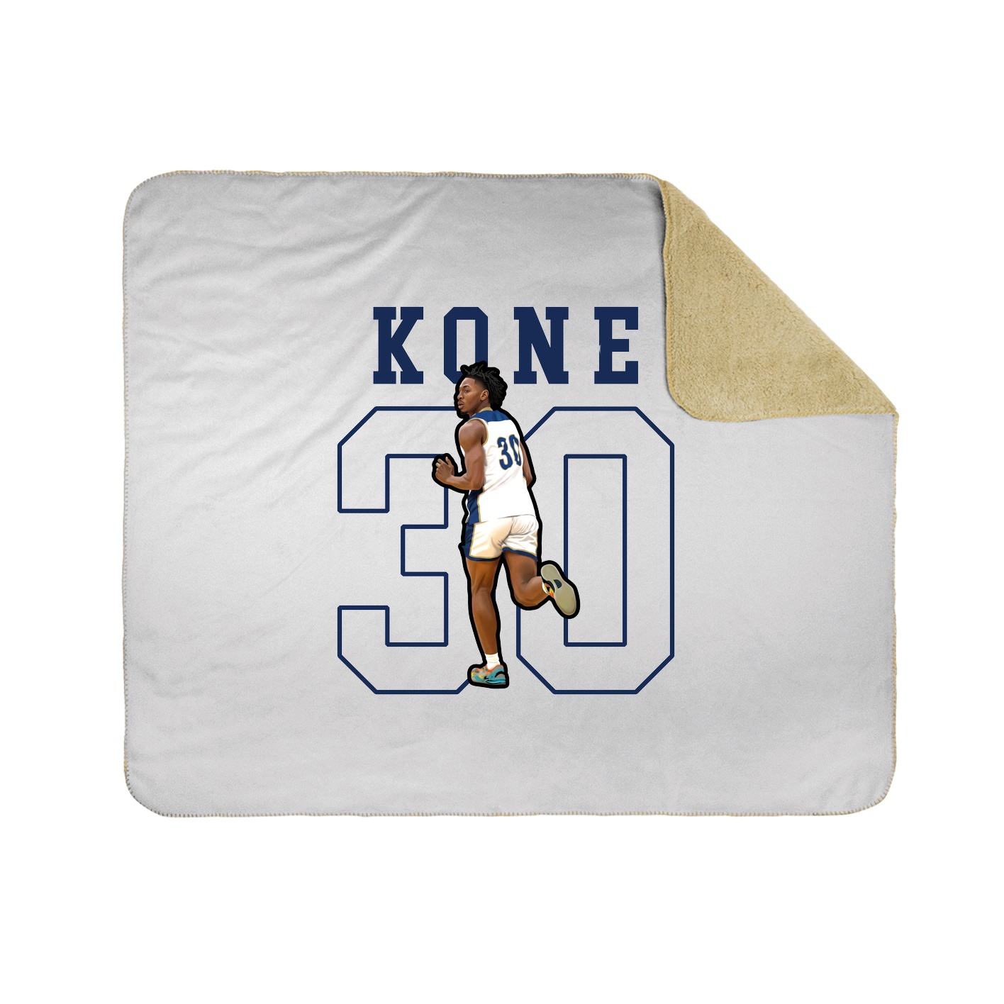 50x60 Sherpa Lined Throw Blanket