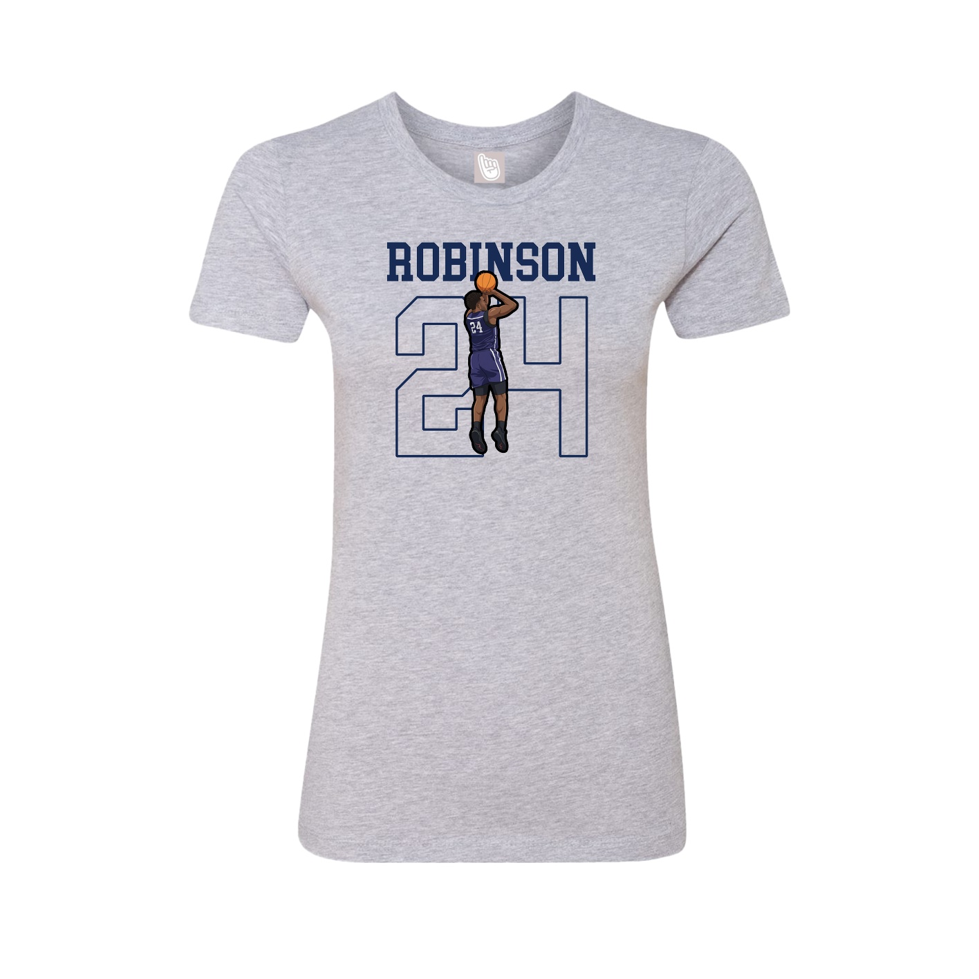 Fitted Women's Tee — Shirsey in Grey