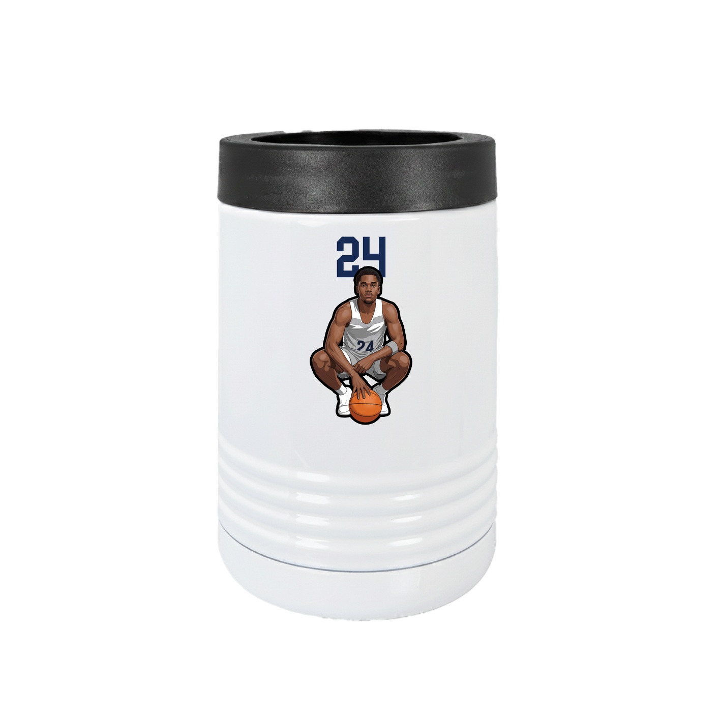 Beverage Holder — Number Top in White