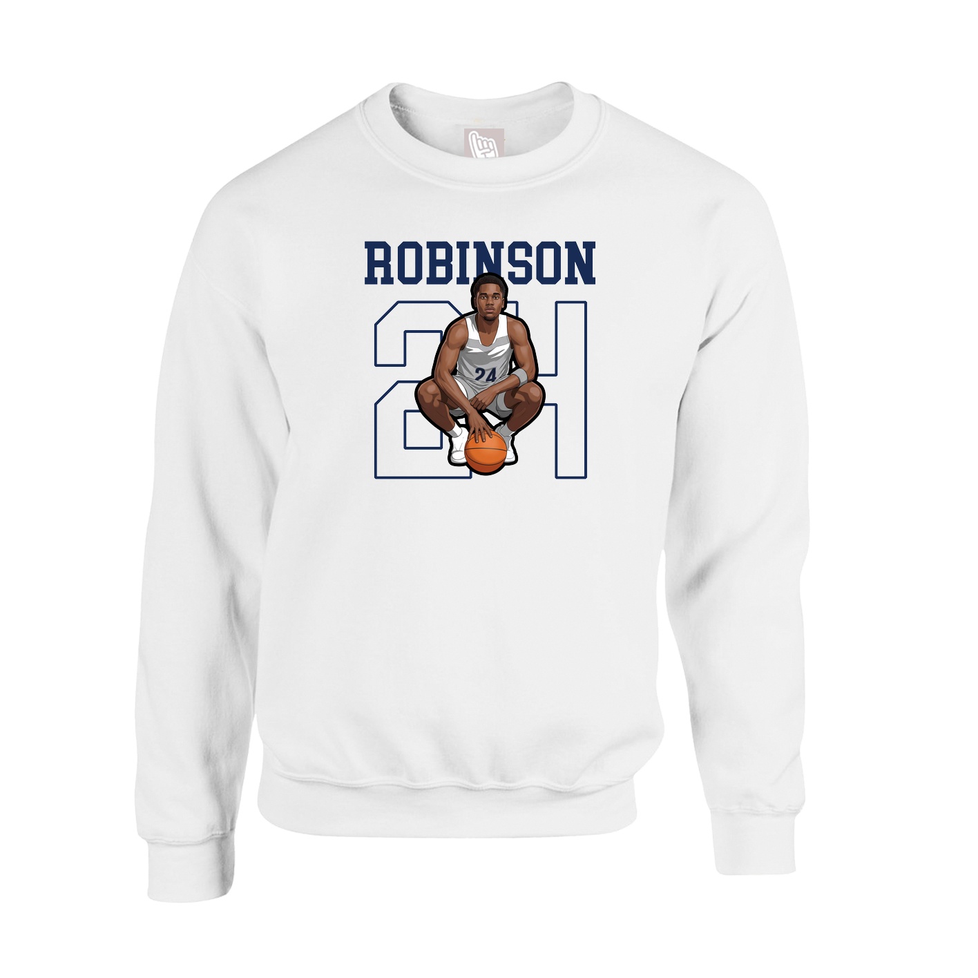 Fleece Crew — Shirsey in White