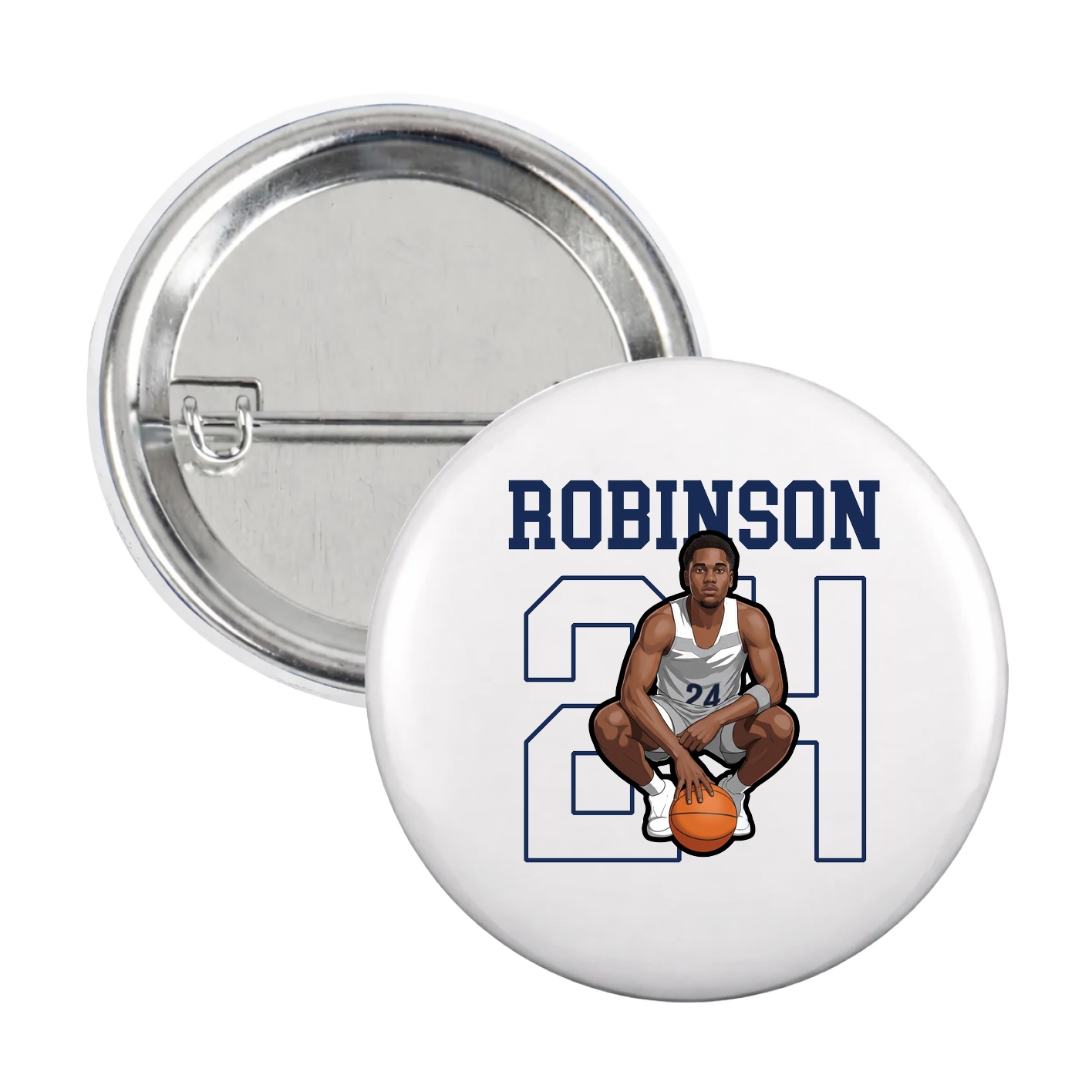 Game Day Button — Shirsey in White