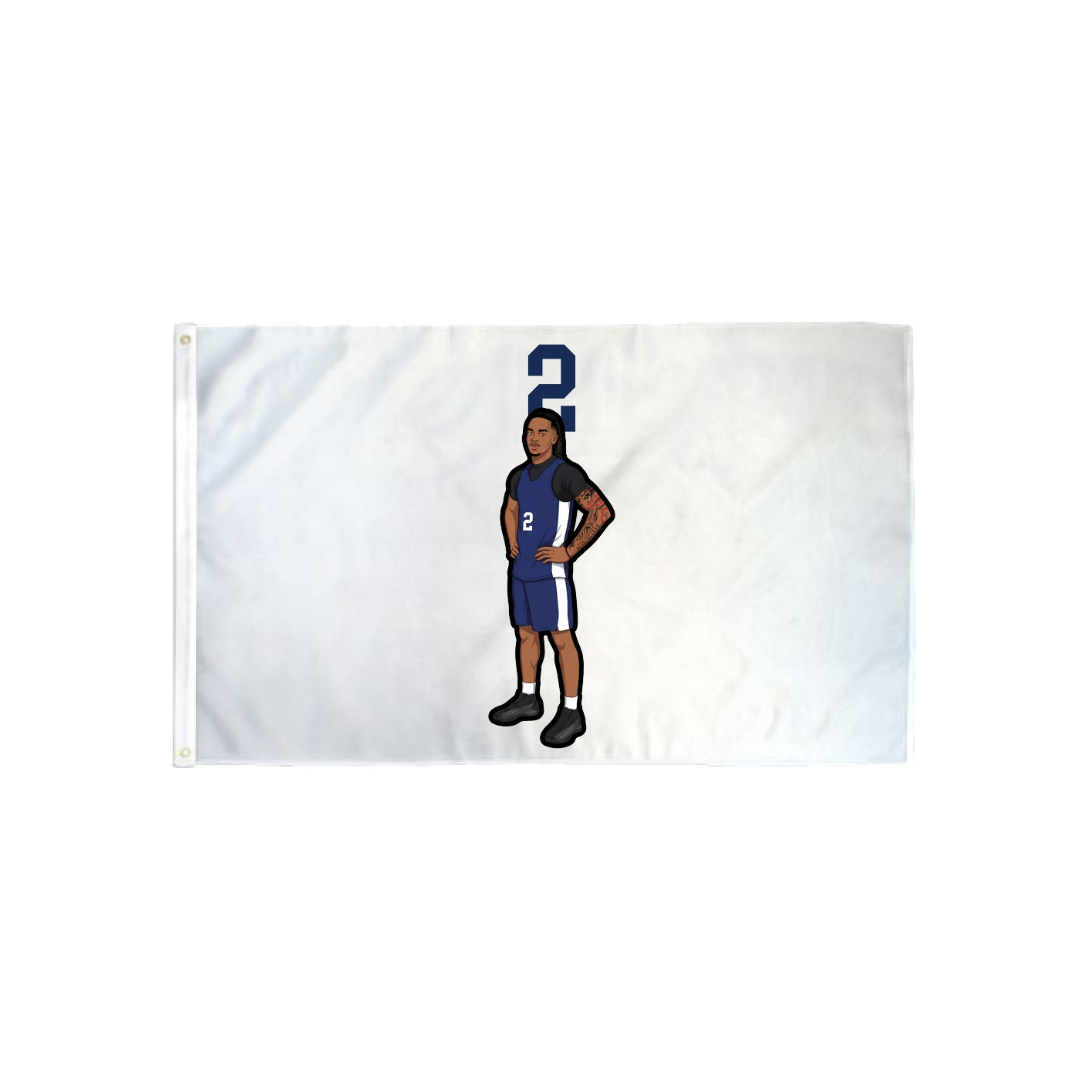 3x5 Flag — Number Top in Classic