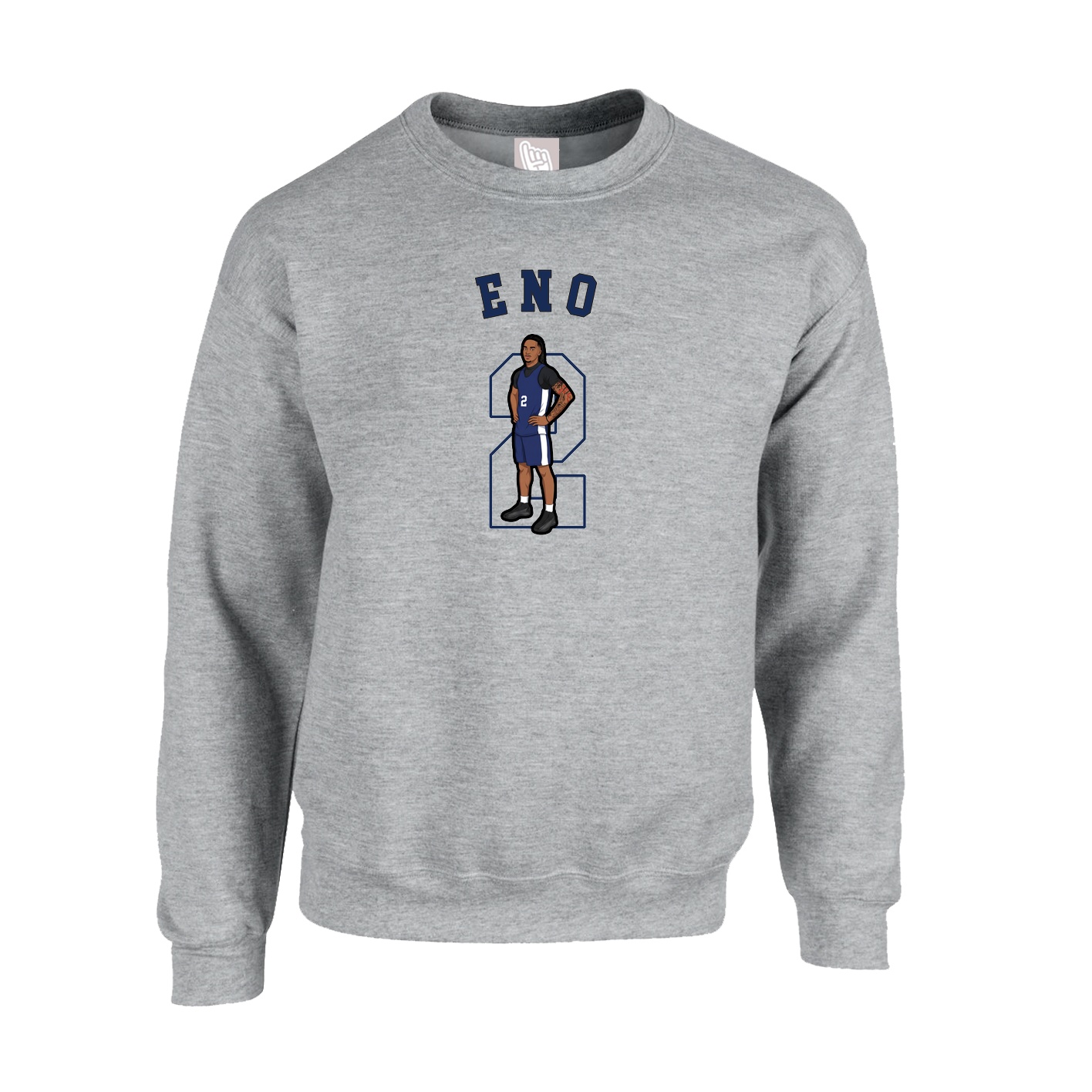 Fleece Crew — Shirsey Arch in Grey