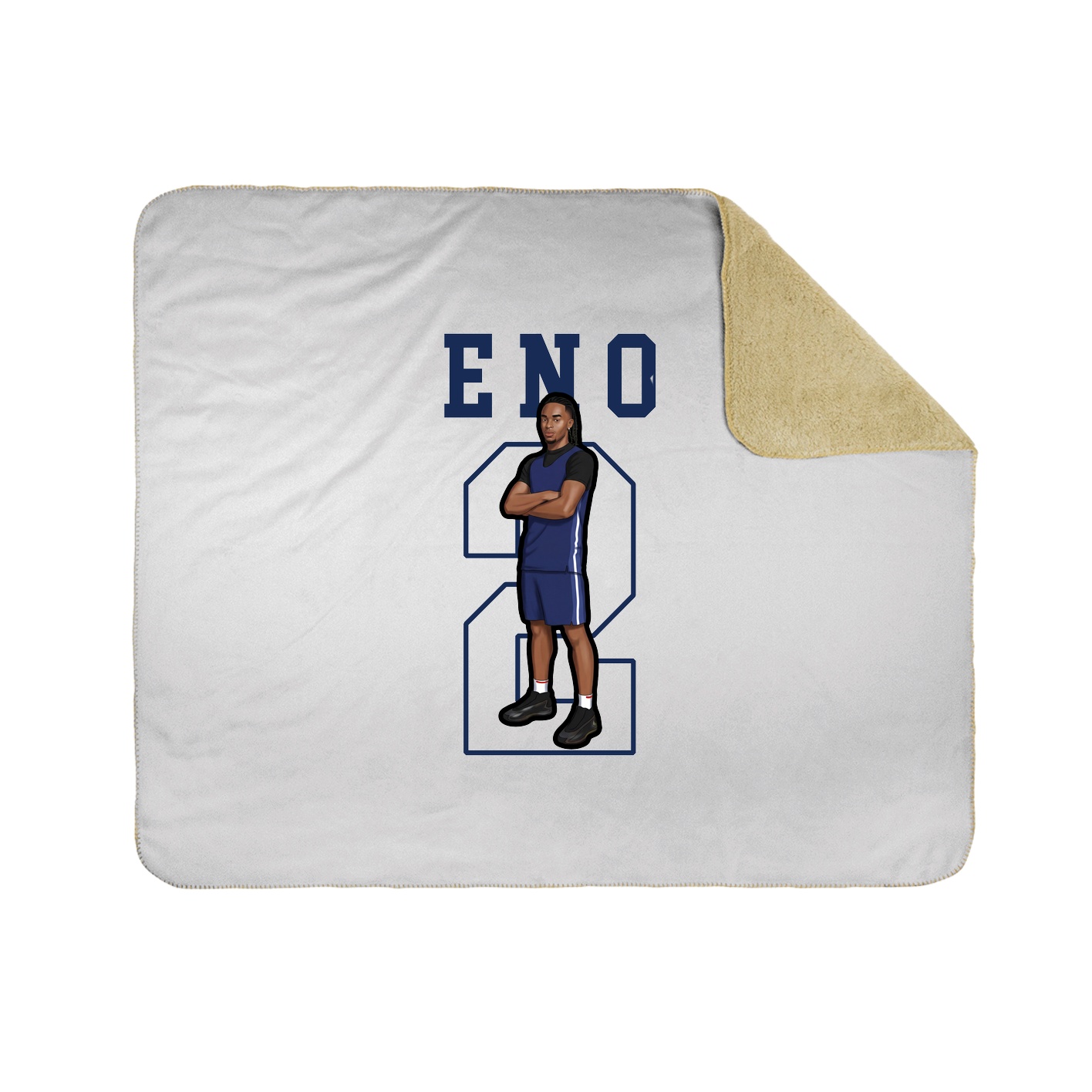 50x60 Sherpa Lined Throw Blanket