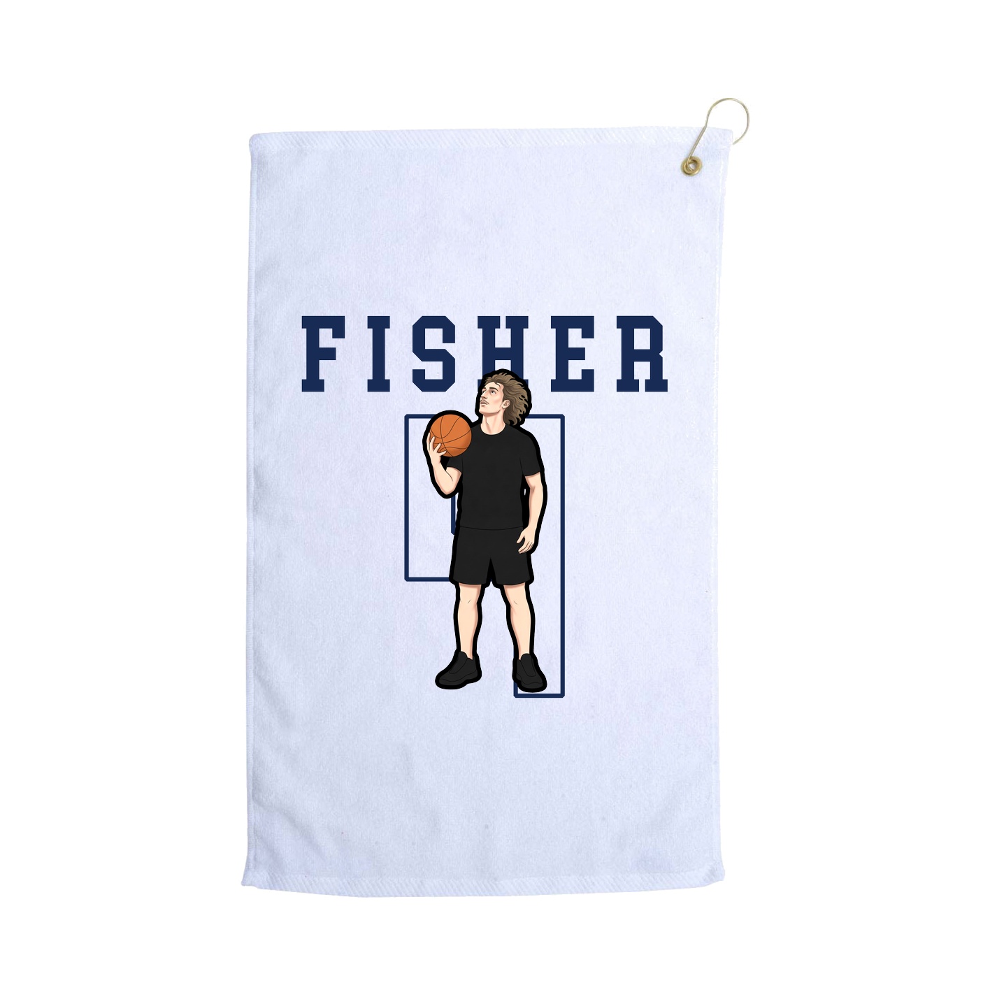 Golf Towel — Shirsey in White