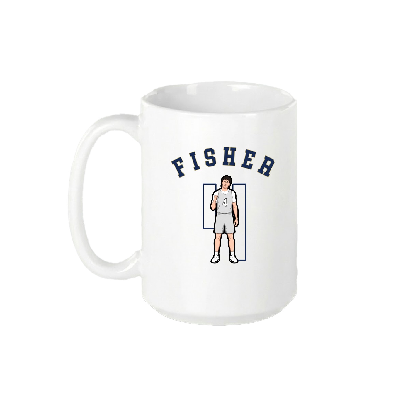 15oz Coffee Mug — Shirsey Arch in White