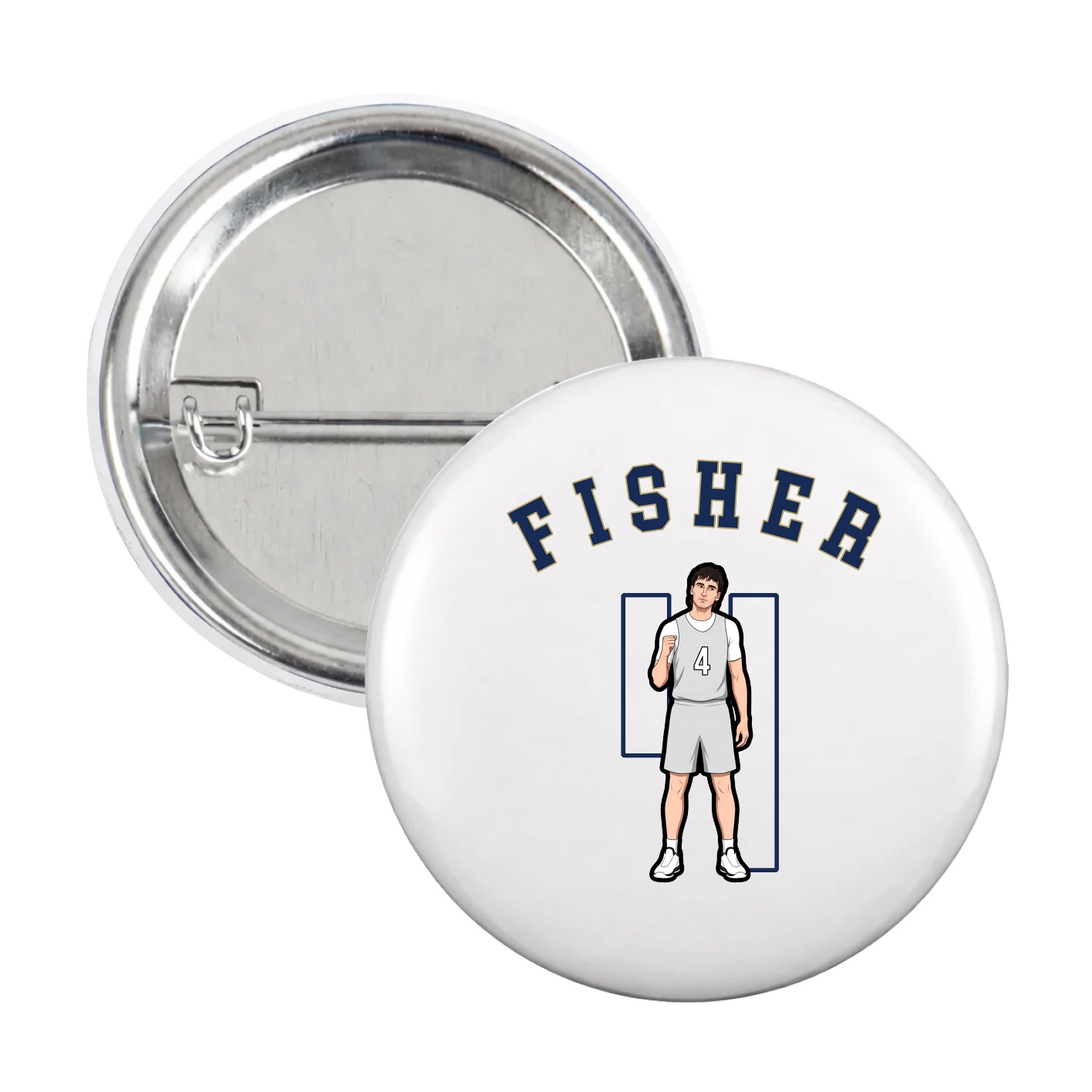 Game Day Button — Shirsey Arch in White