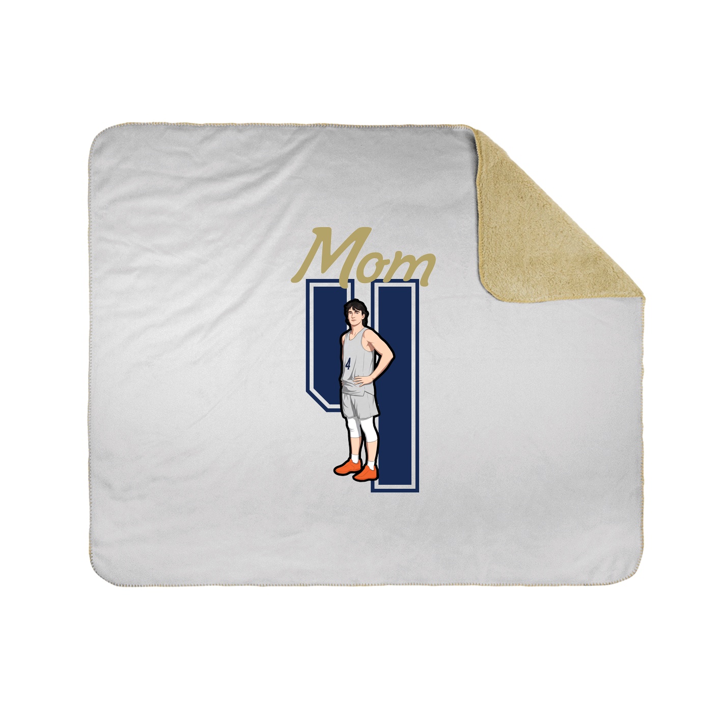 Throw Blanket — Mothers Day Shirsey in White