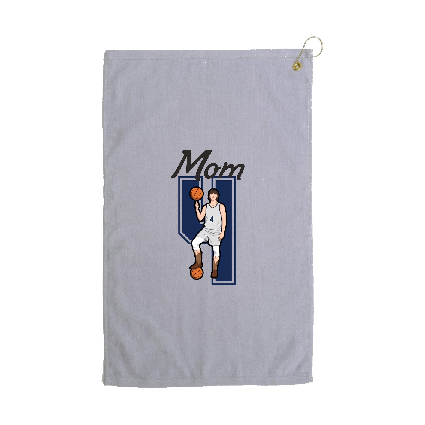 Golf Towel — Mothers Day Shirsey in Grey