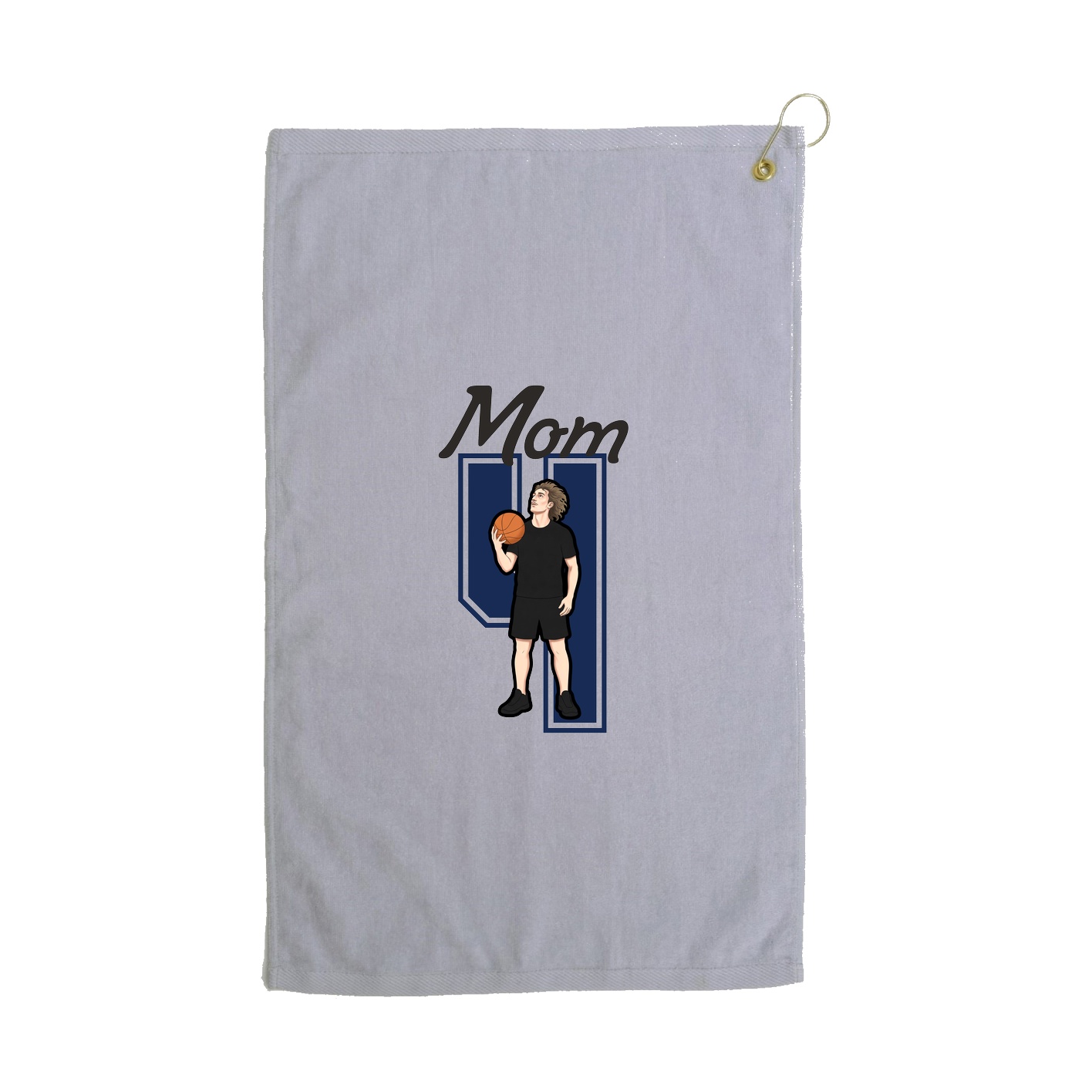 Golf Towel — Mothers Day Shirsey in Grey