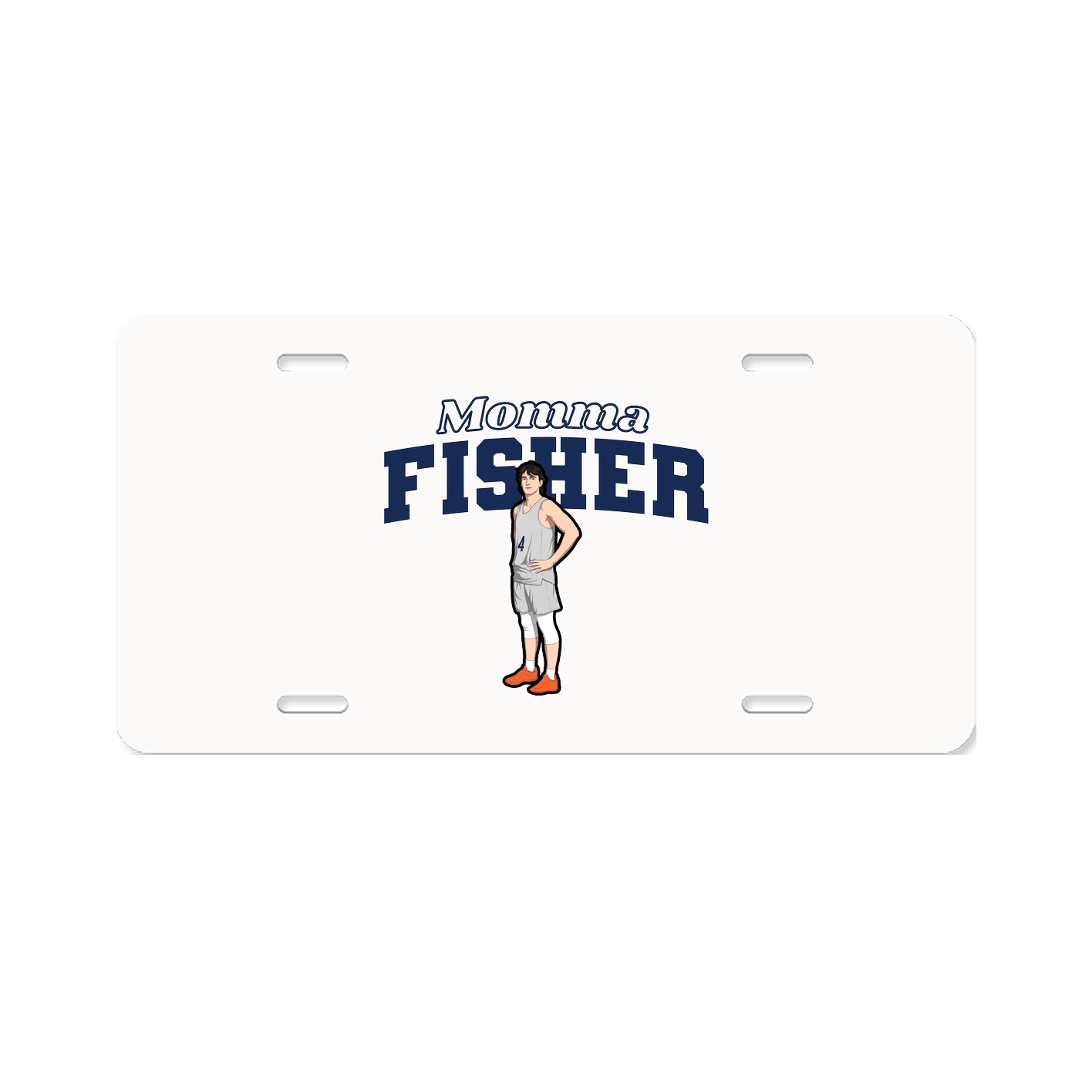 License Plate — Mothers Day Block in Classic