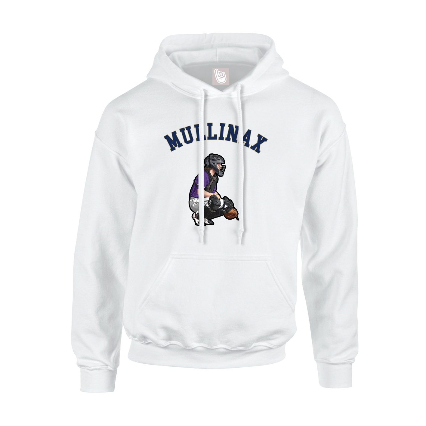 Hoodie — Shirsey Arch in White