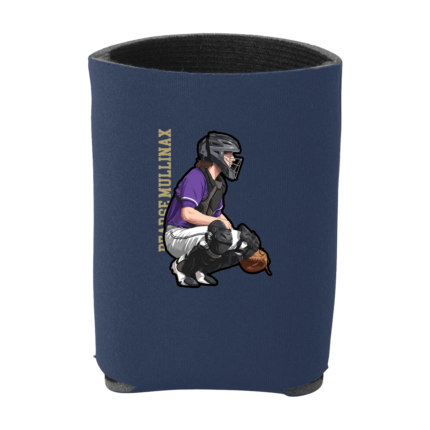 Can Holder — Name Vertical in Navy