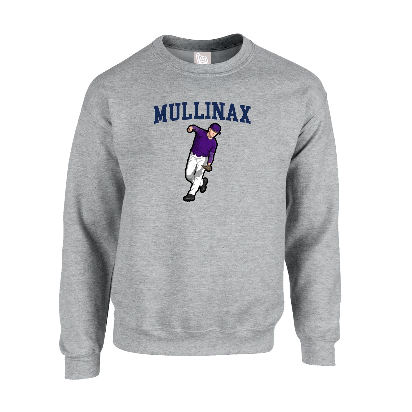 Fleece Crew — Shirsey in Grey