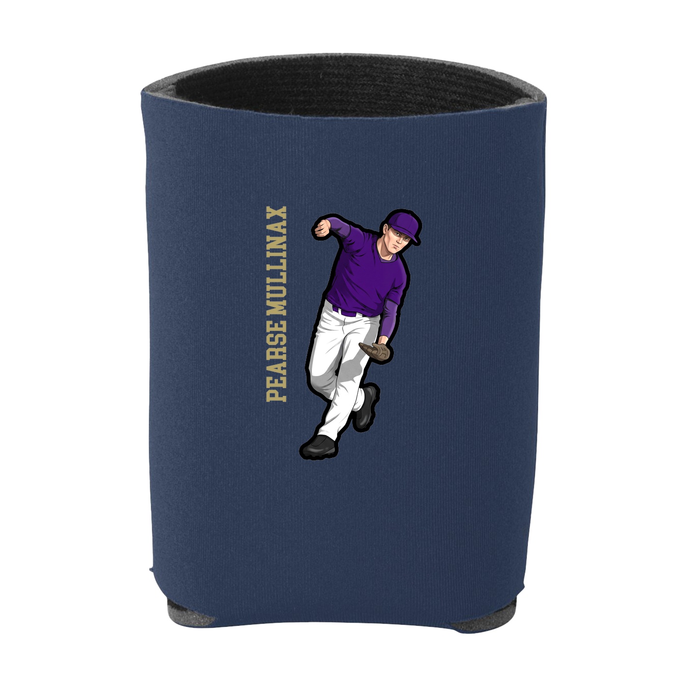 Can Holder — Name Vertical in Navy