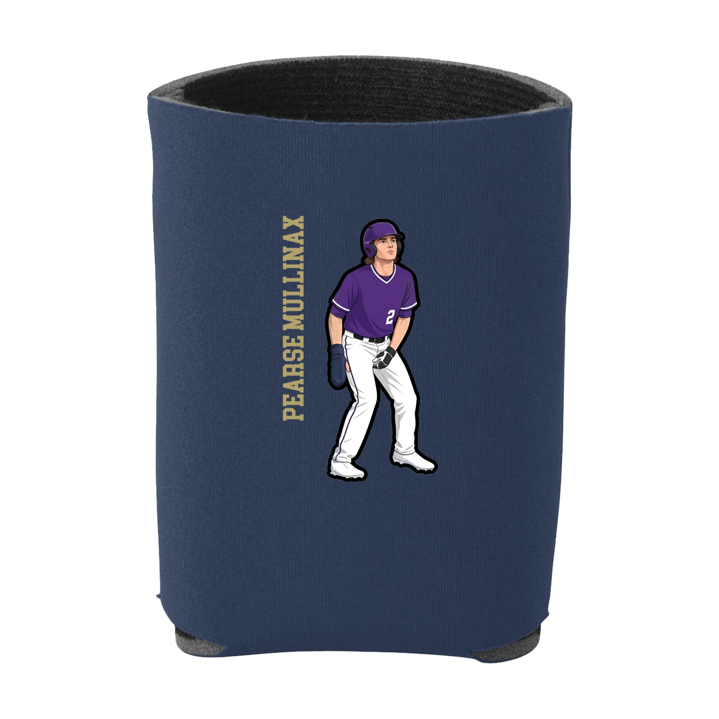 Can Holder — Name Vertical in Navy