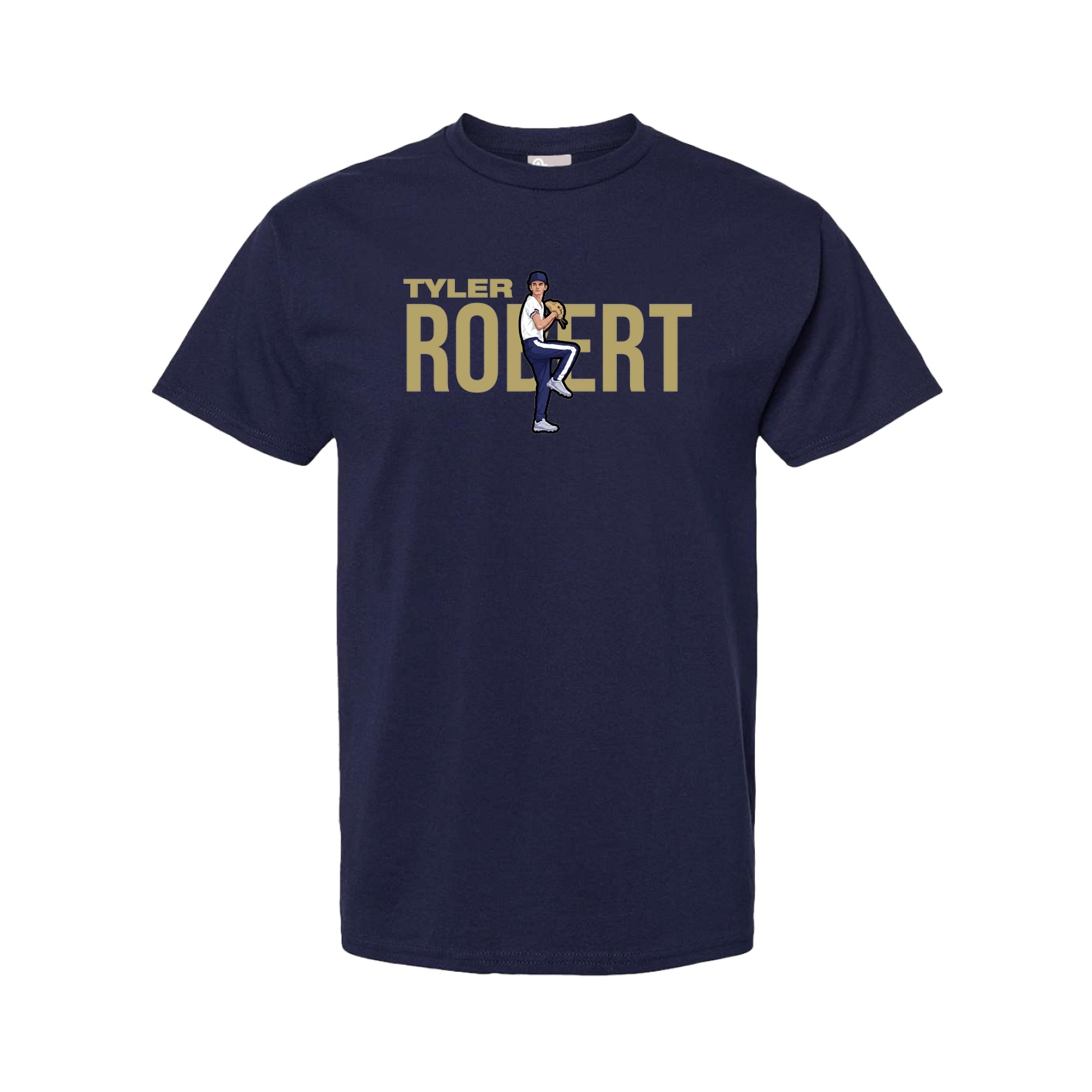 Tee — Player Name in Navy