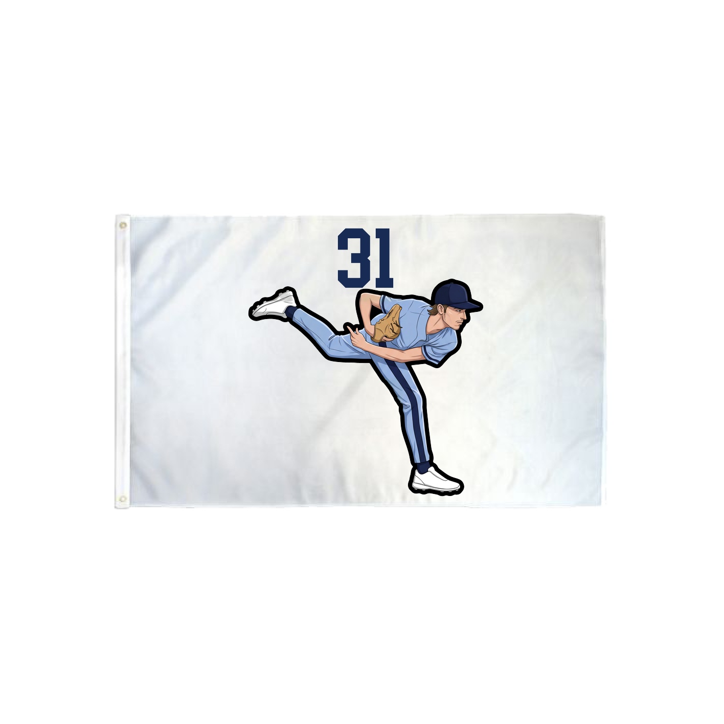 3x5 Flag — Number Top in Classic