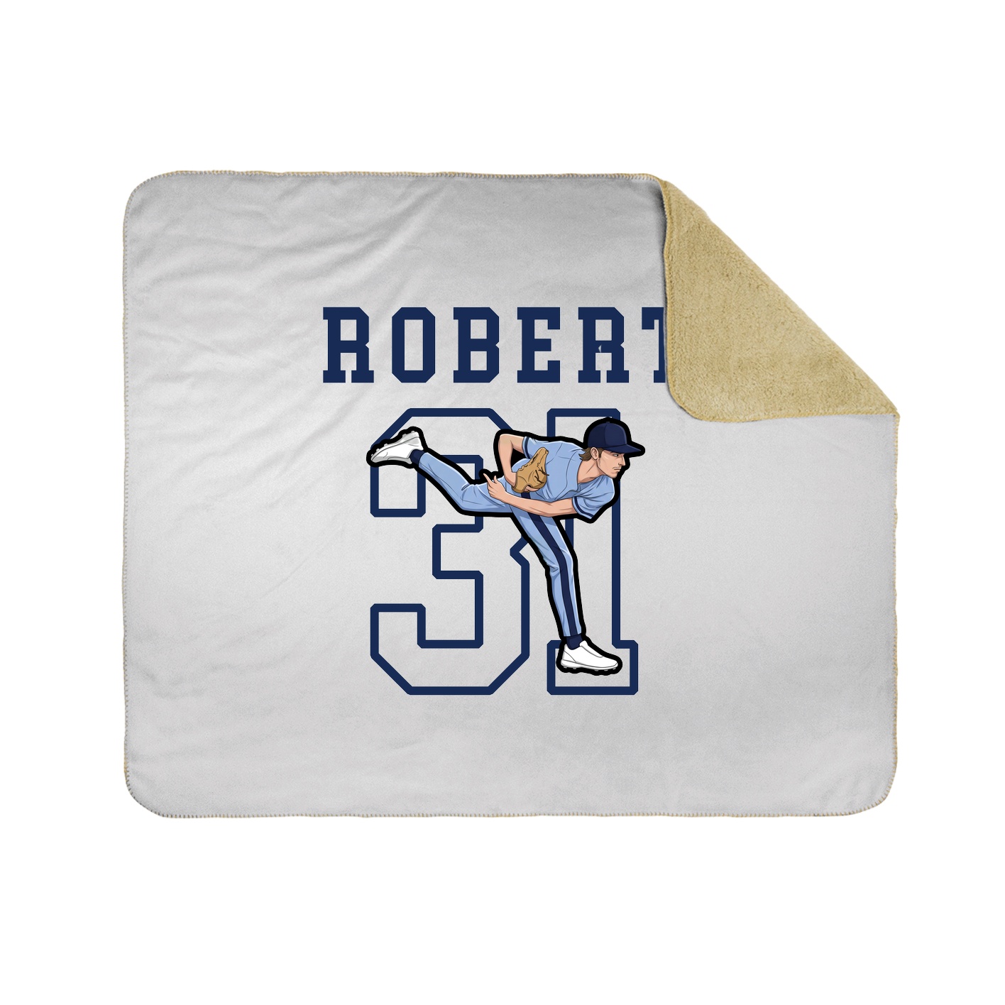 Throw Blanket — Shirsey in White