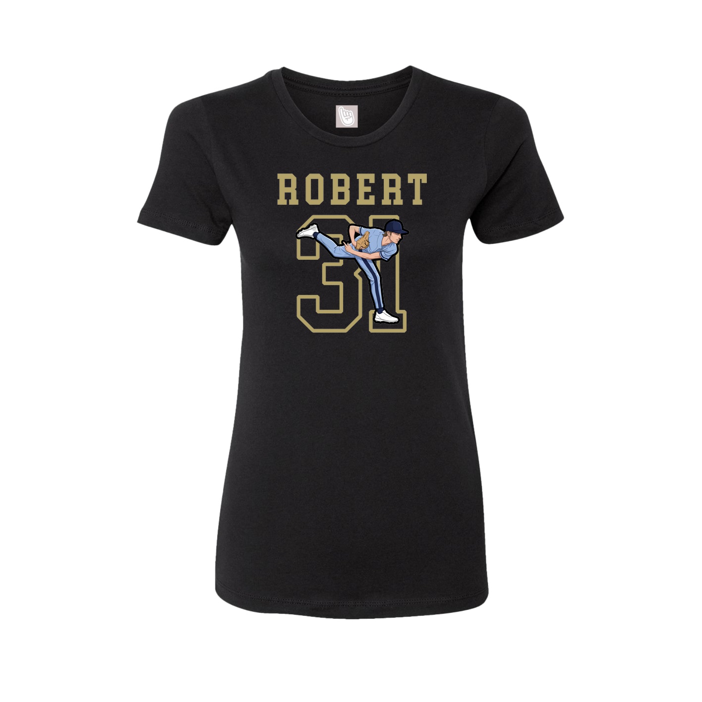 Fitted Women's Tee — Shirsey in Black