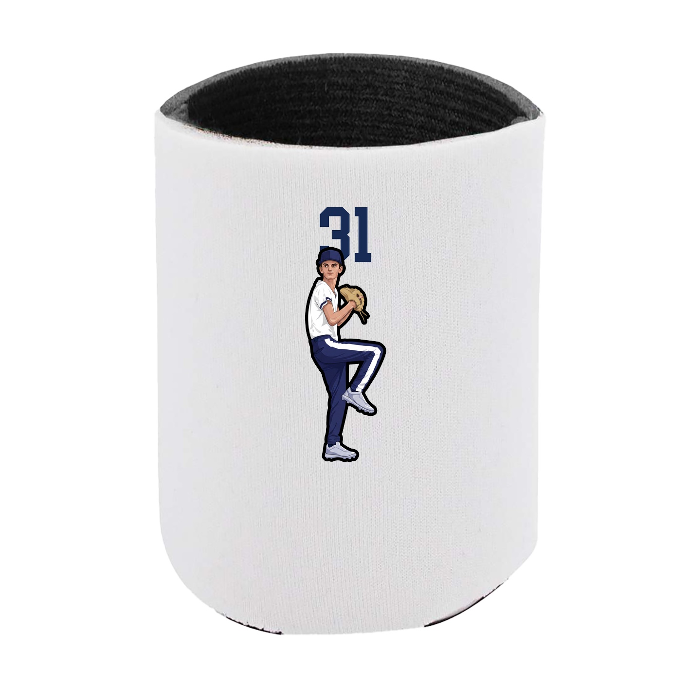 Can Holder — Number Top in White