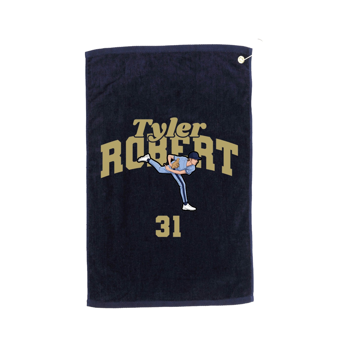 Golf Towel — Signature Arch in Navy