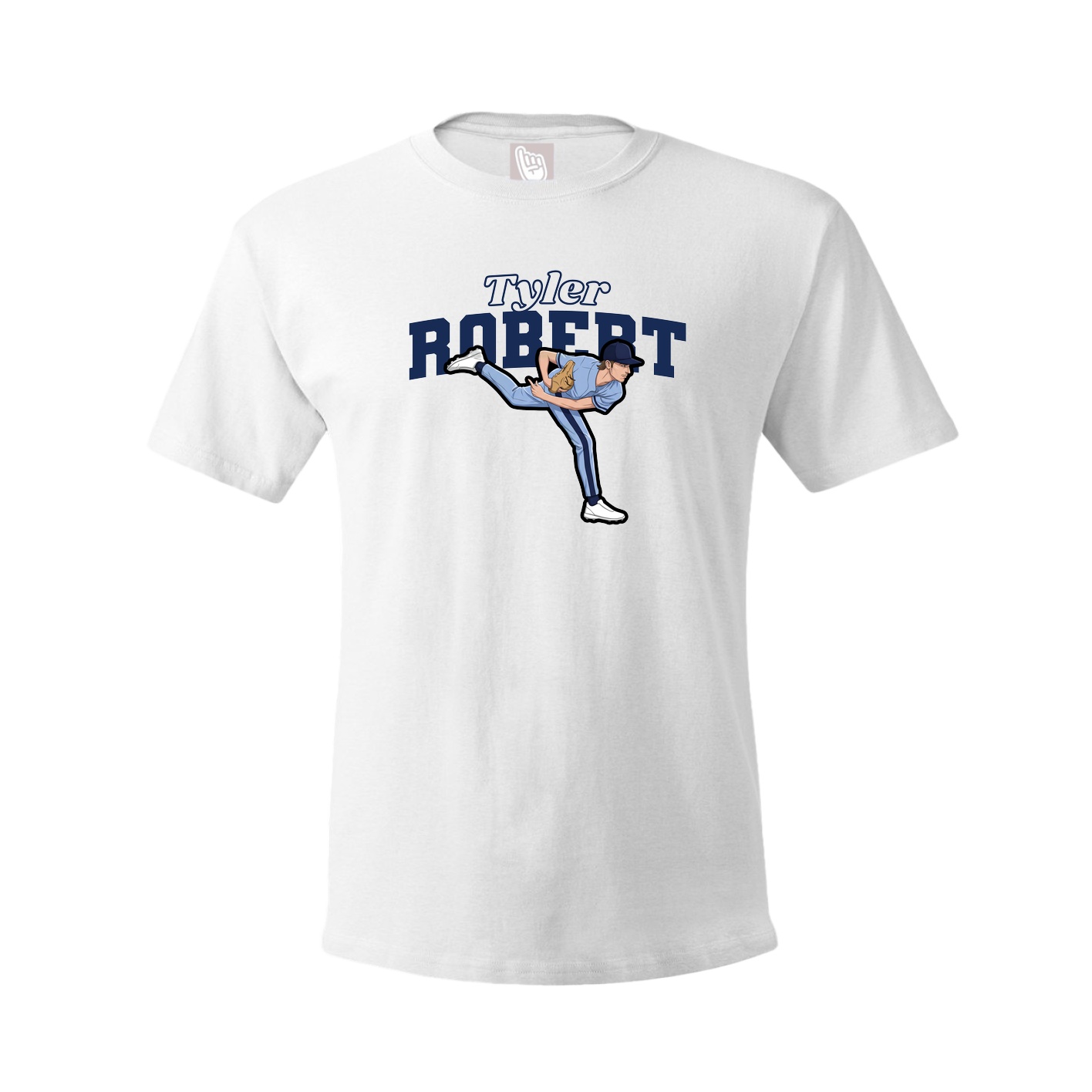 Tee — Name Arch in White