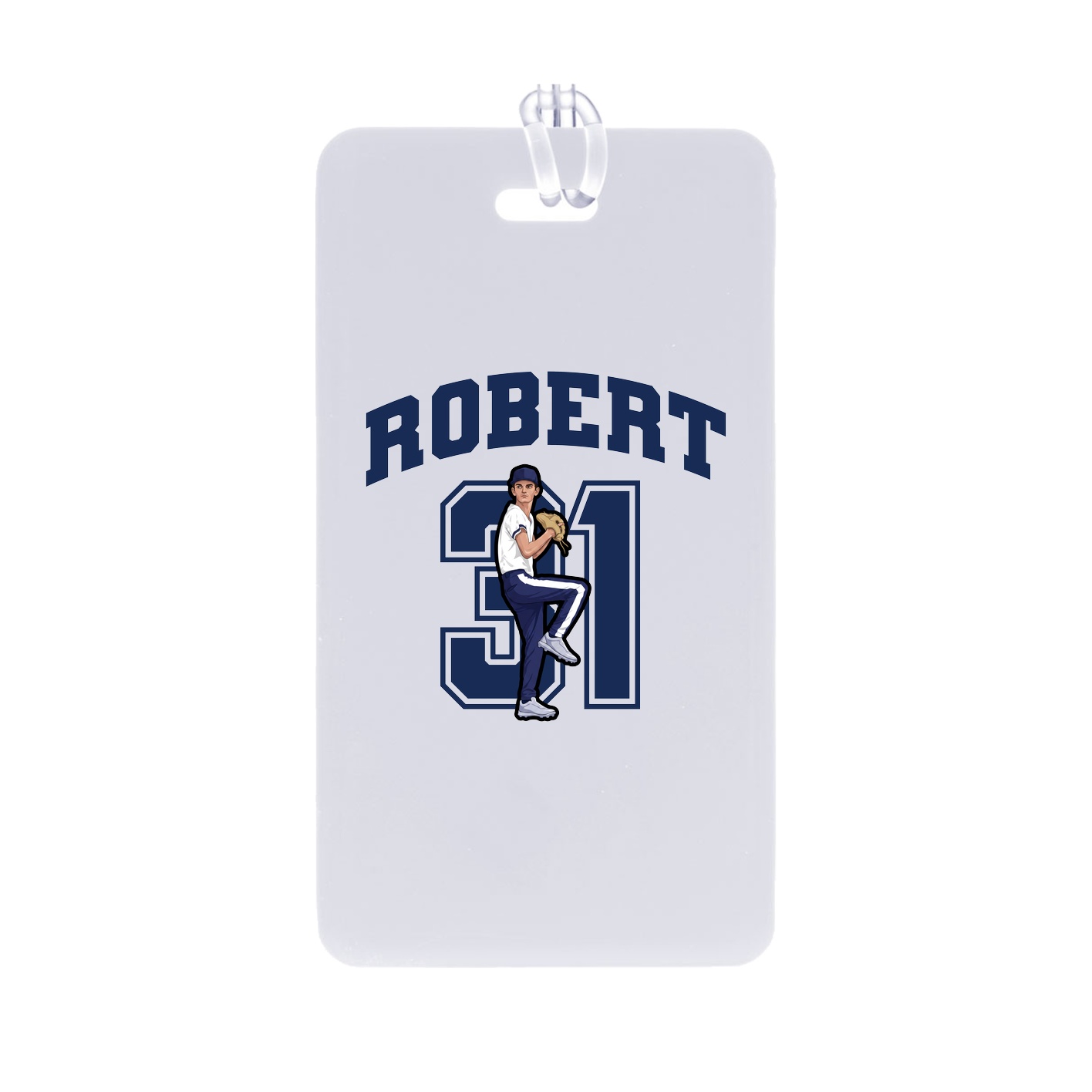 Bag Tag — Number in Classic