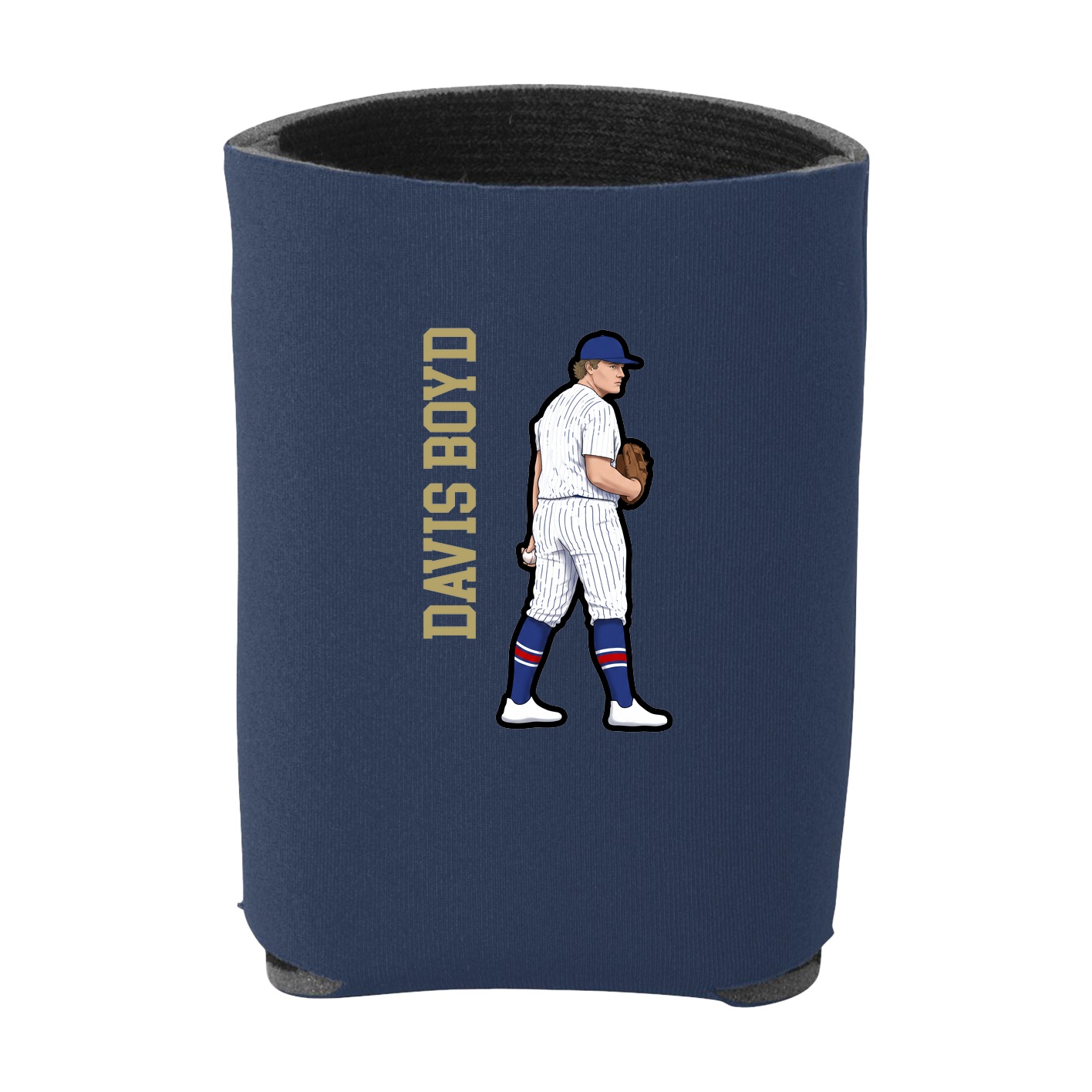 Can Holder — Name Vertical in Navy