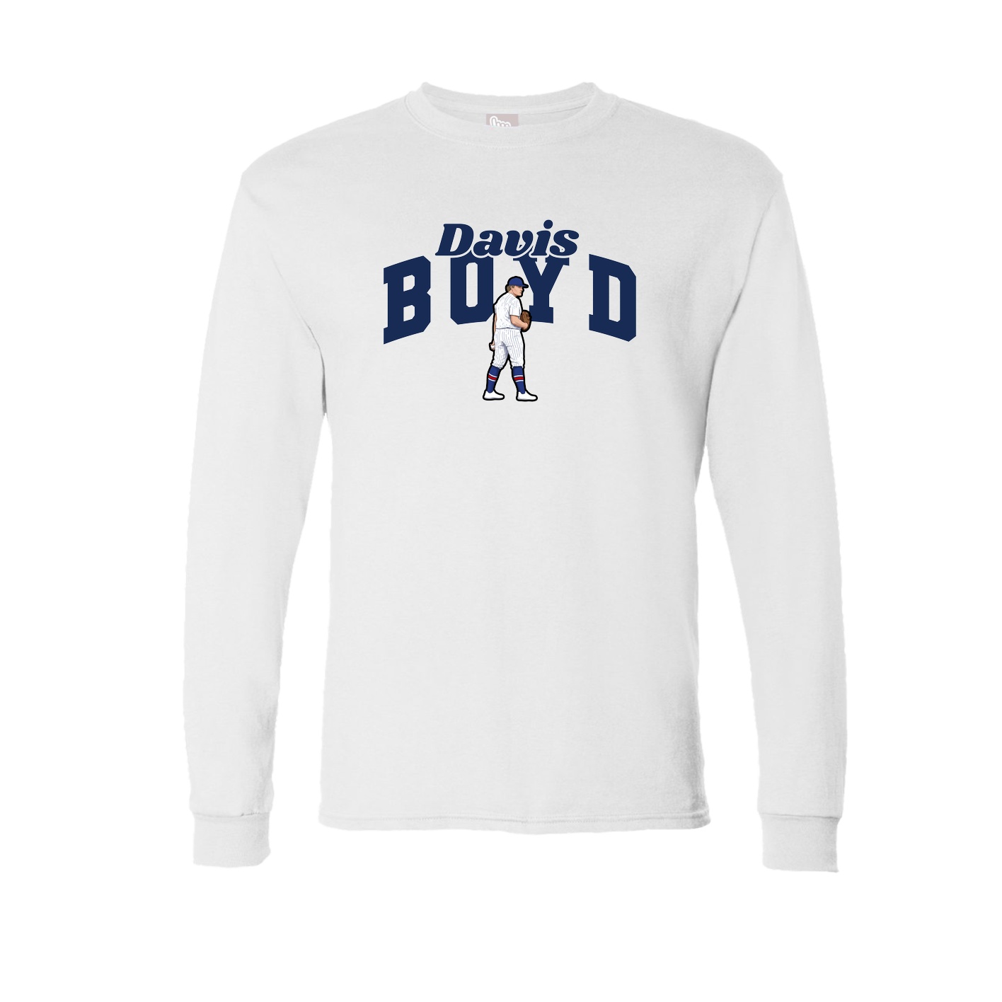 Long Sleeve Tee — Signature Arch in White