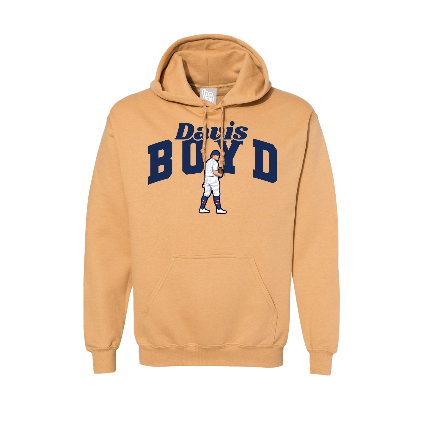 Hoodie — Signature Arch in Vegas Gold