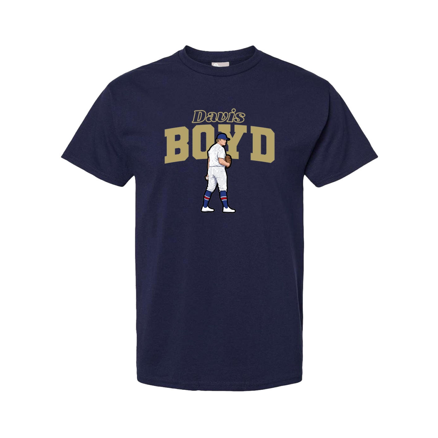 Tee — Name Arch in Navy