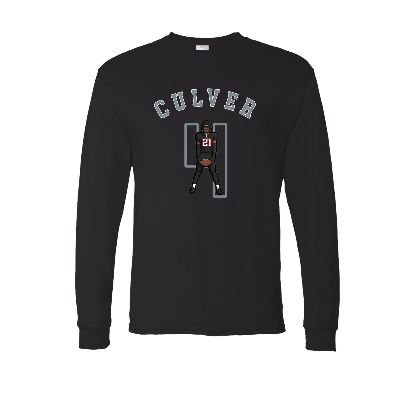Long Sleeve Tee — Shirsey Arch in Black