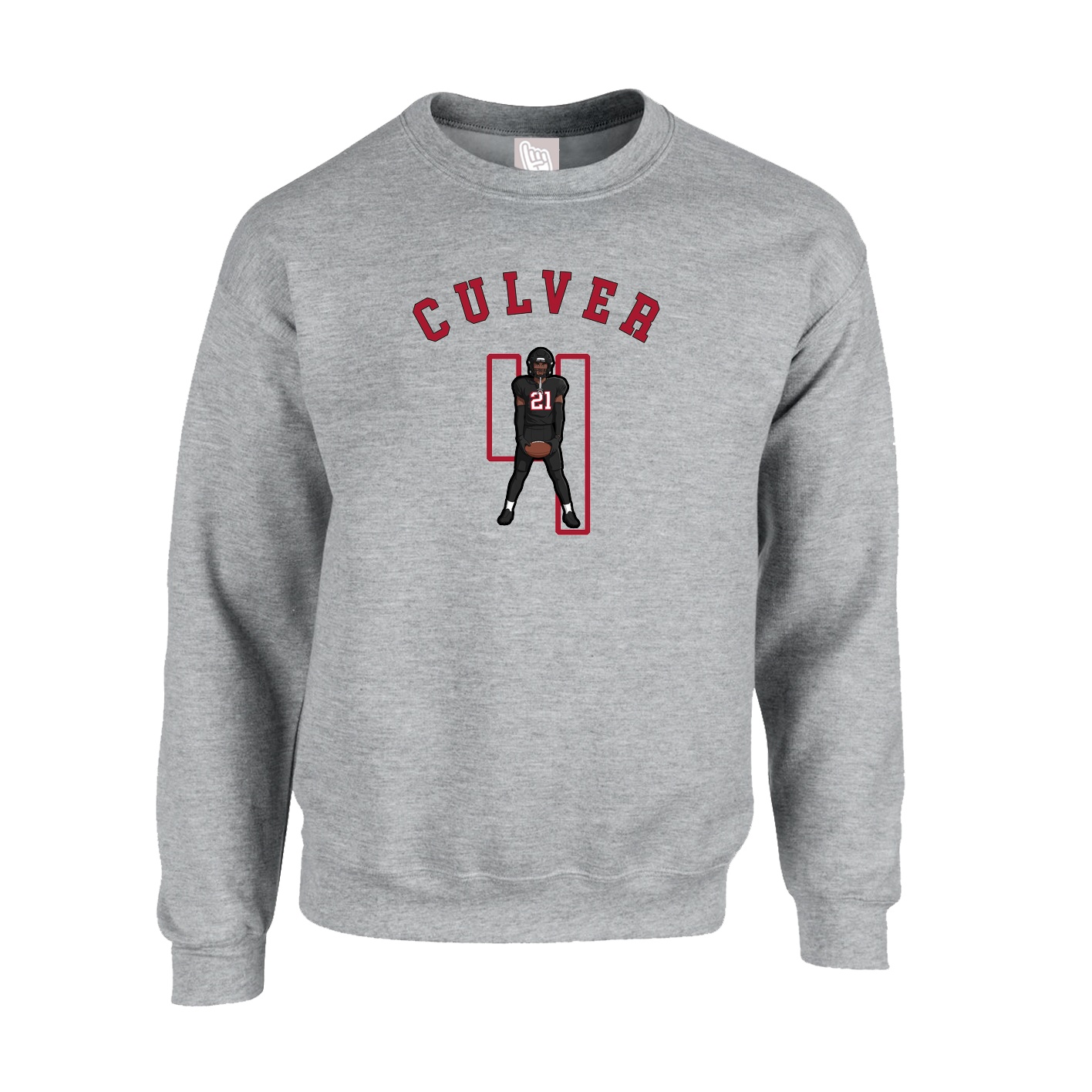 Fleece Crew — Shirsey Arch in Grey